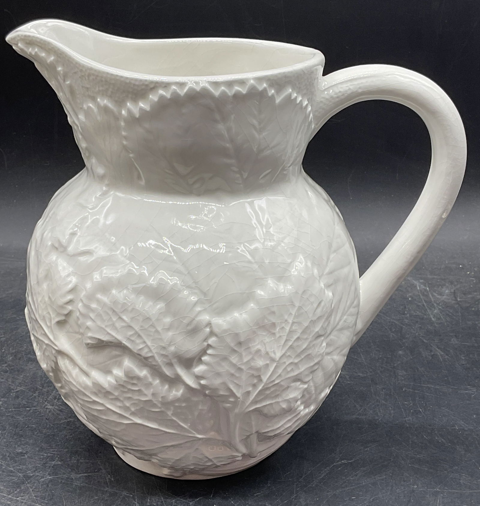 Bloomingdales White Ceramic Pitcher, Italy (1 of 6)