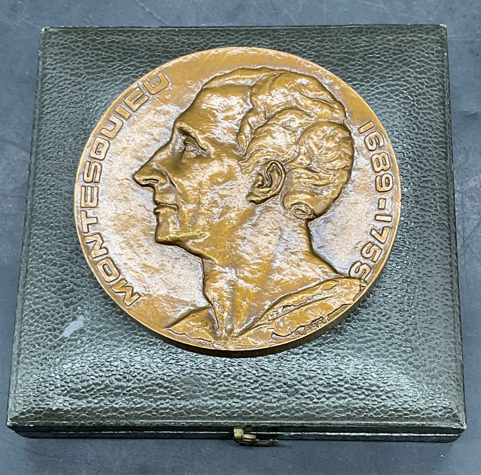 1968 Montesquieu Bronze Medal, France (1 of 6)