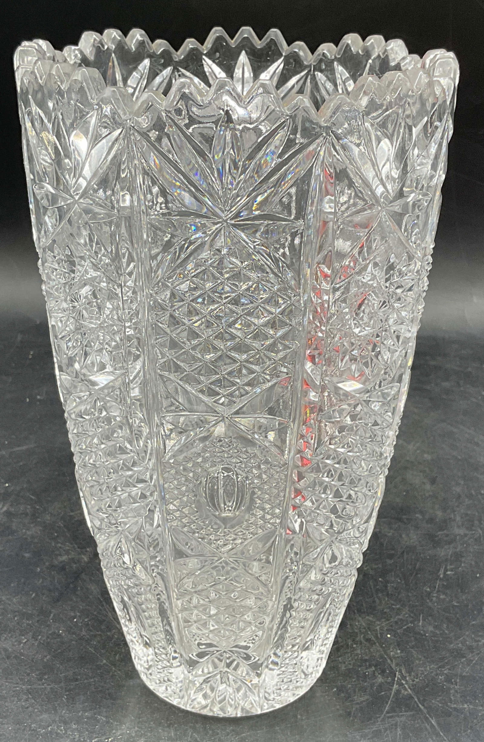 Vintage Cut Crystal Pineapple Vase (1 of 6)