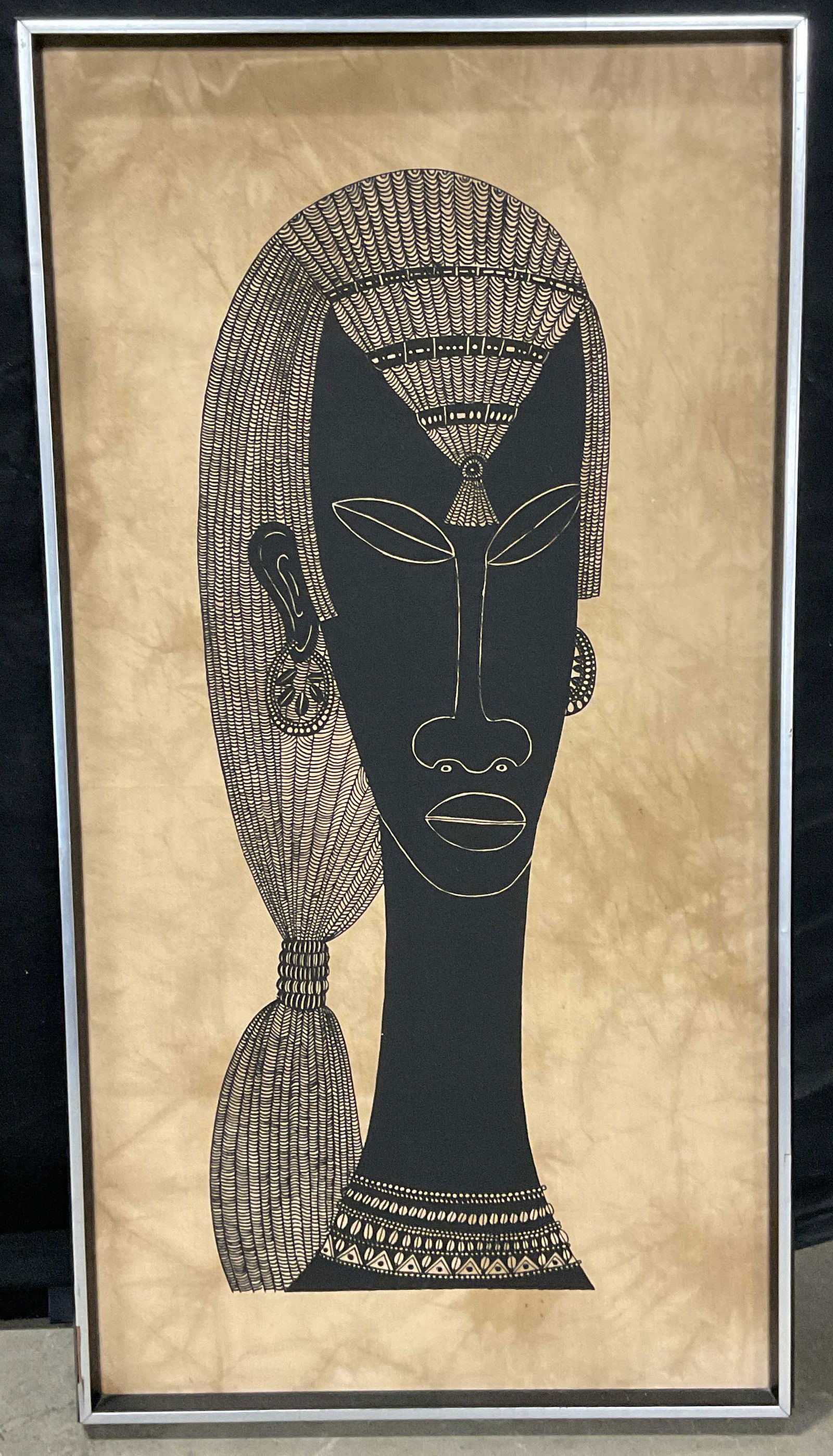 Attr Heidi Lange Maasai Warrior Batik Print 35in (1 of 6)