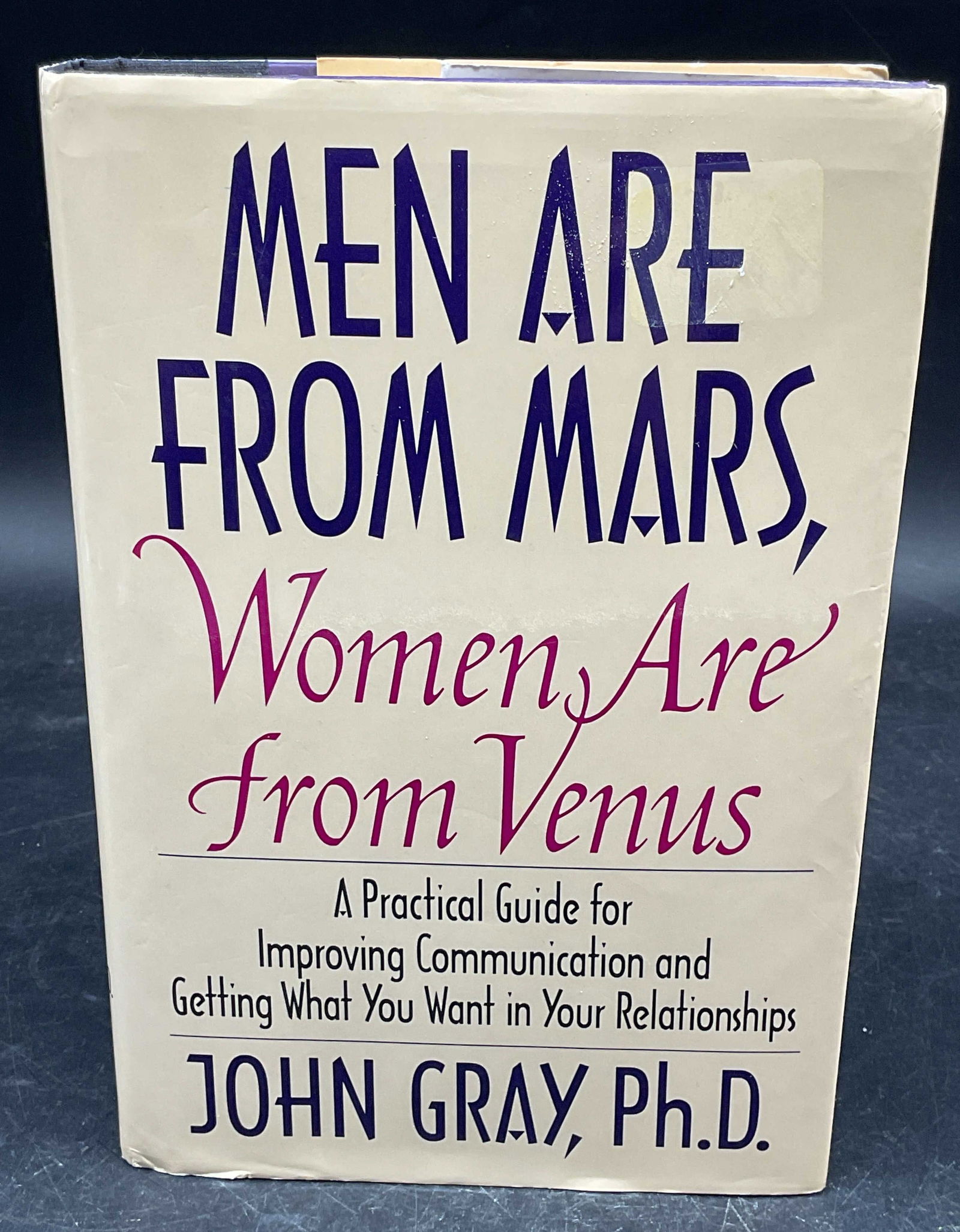 1992 Men From Mars Women From Venus Gray 1st Ed: Hardcover first edition copy of Men Are From Mars Women Are From Venus by John Gray. Harper Collins, 1992. Measures approx. 8.5 x 5.75 inches. Some wear to cover, pages, and binding consistent