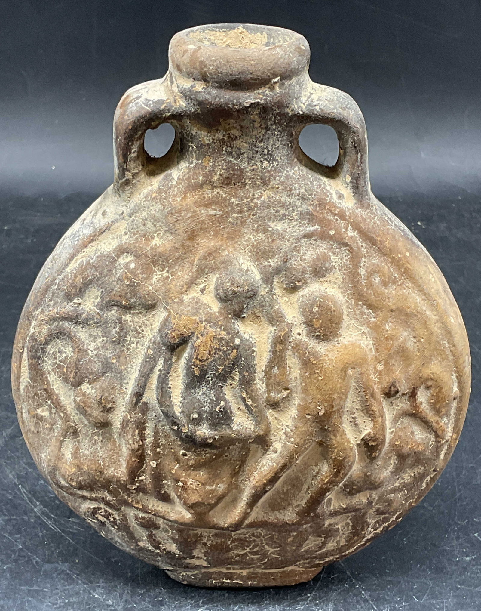 Vintage Ceramic Pilgrims Flask (1 of 6)