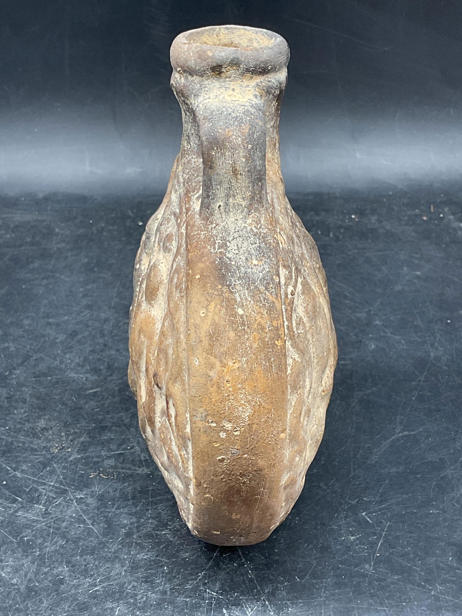 Vintage Ceramic Pilgrims Flask - 3