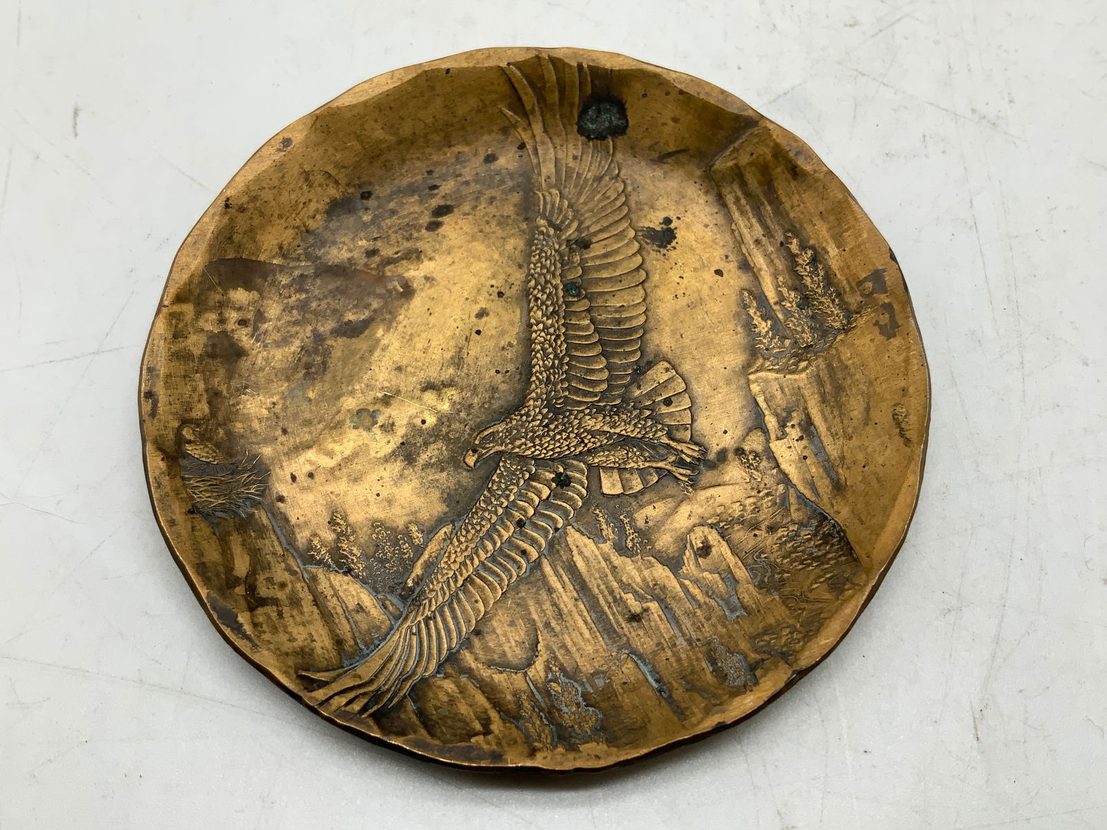 Wendell August Forge Solid Bronze Dish PA - 2