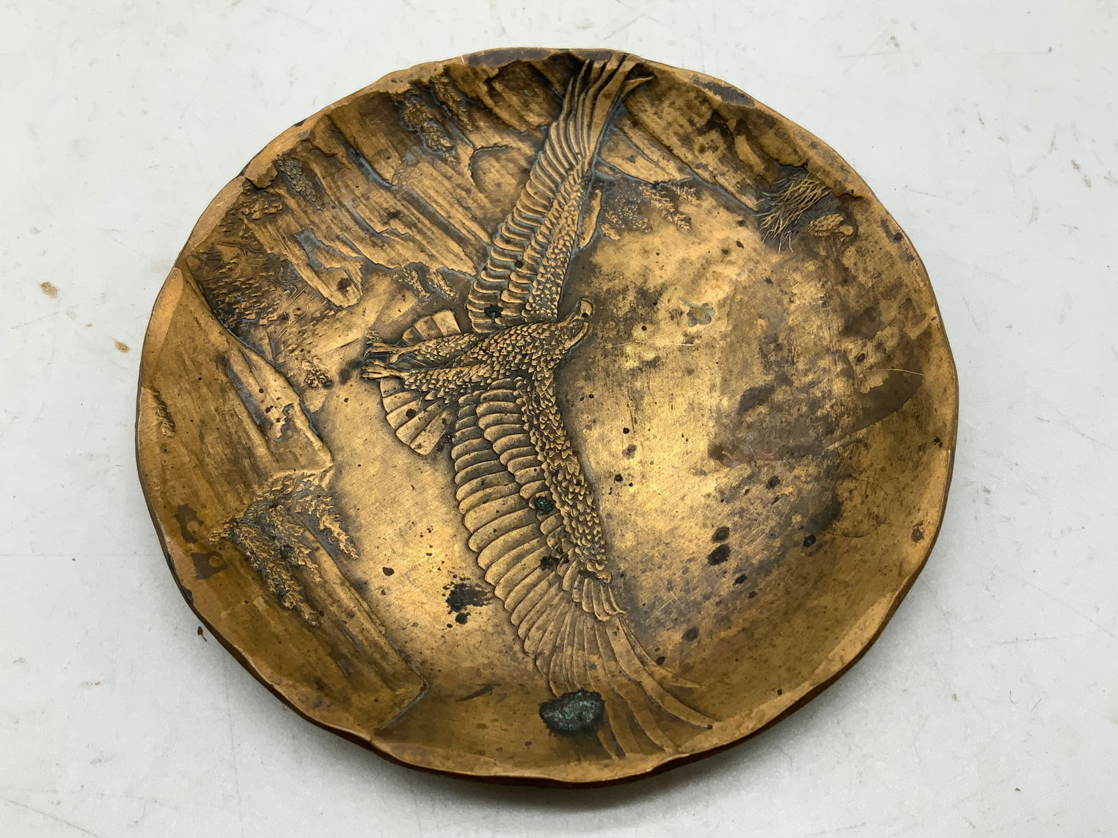 Wendell August Forge Solid Bronze Dish PA - 3