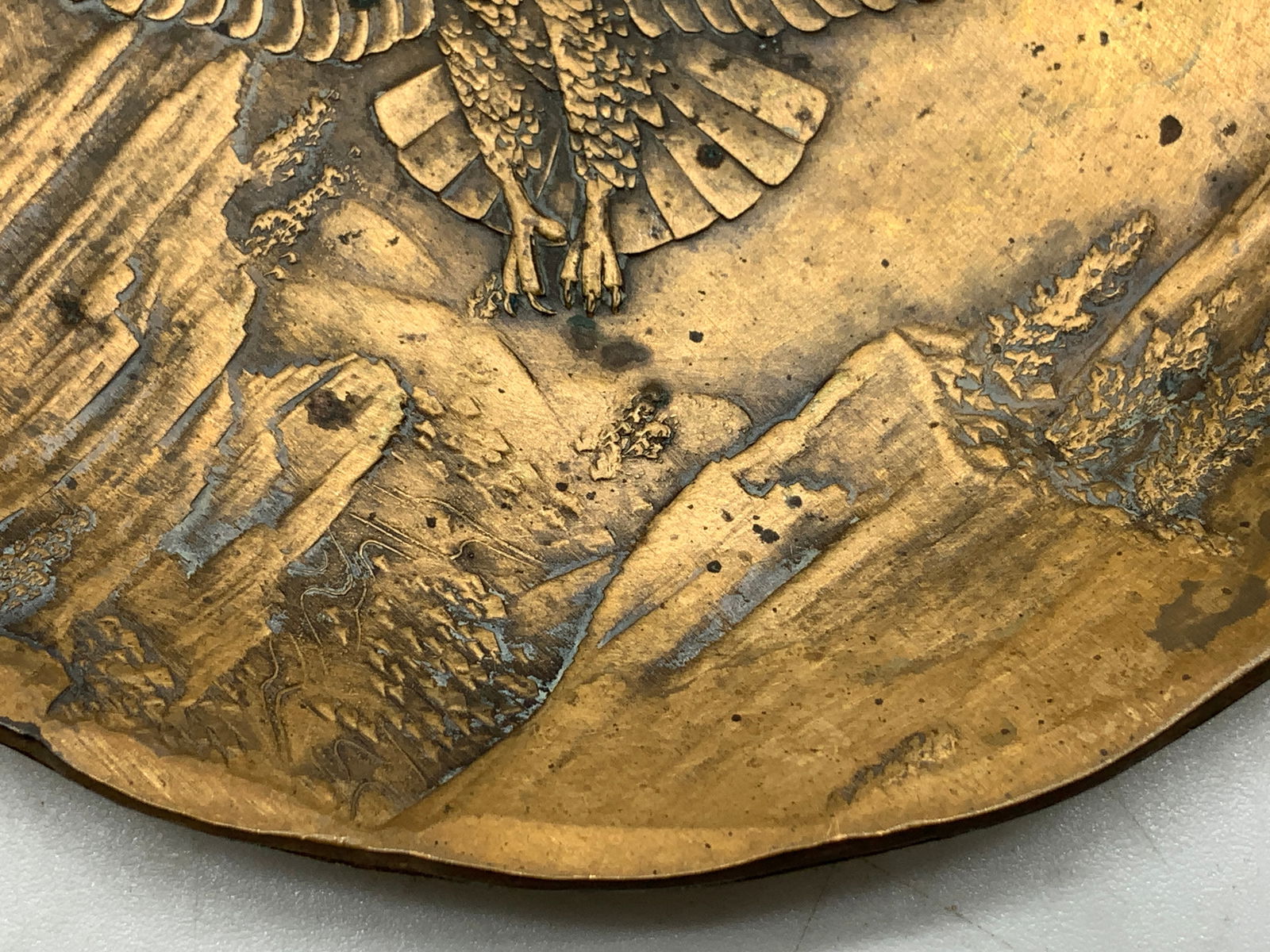 Wendell August Forge Solid Bronze Dish PA - 5