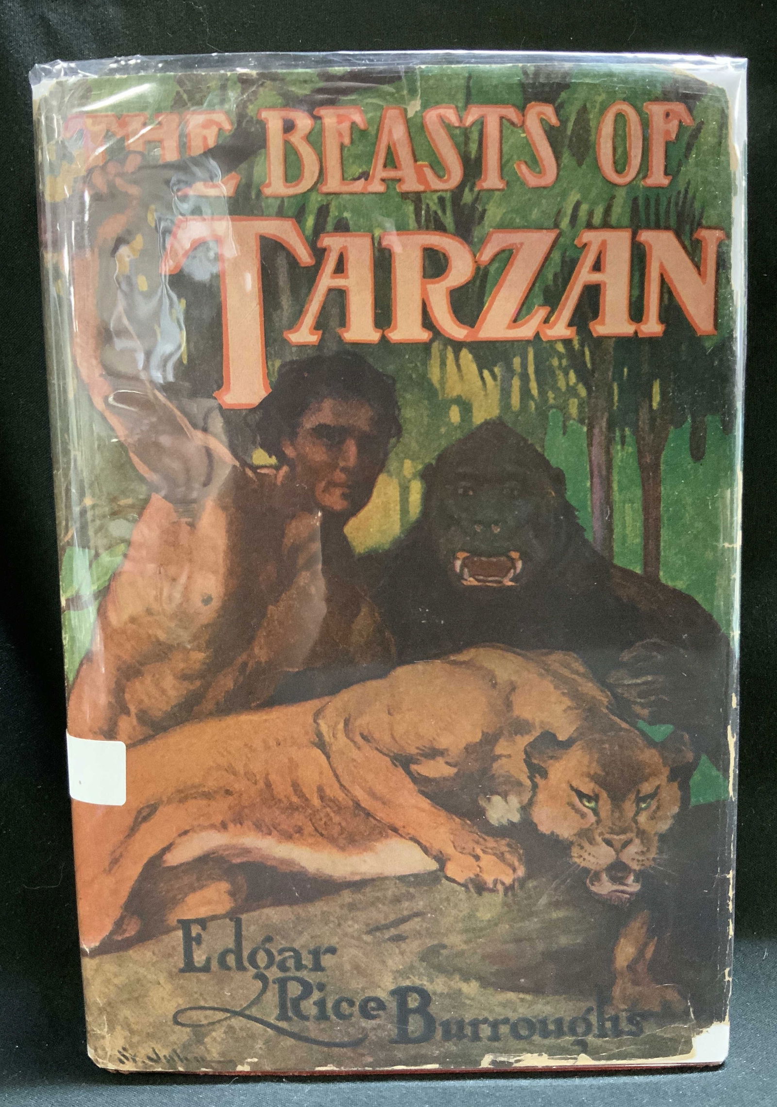 1916 Beasts of Tarzan Illustr 1st Ed Bk BURROUGHS: The Beasts of Tarzan by Edgar Rice Burroughs. Author of Tarzan of the Apes. The Return of Tarzan etc. With illustrations by J. Allen St. John. Grosset & Dunlap. Publishers New York. Copyright