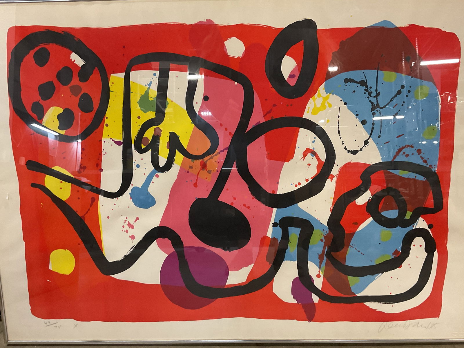 Alan Davie Zurich Improvisation XI Litho 1965 35in (1 of 7)