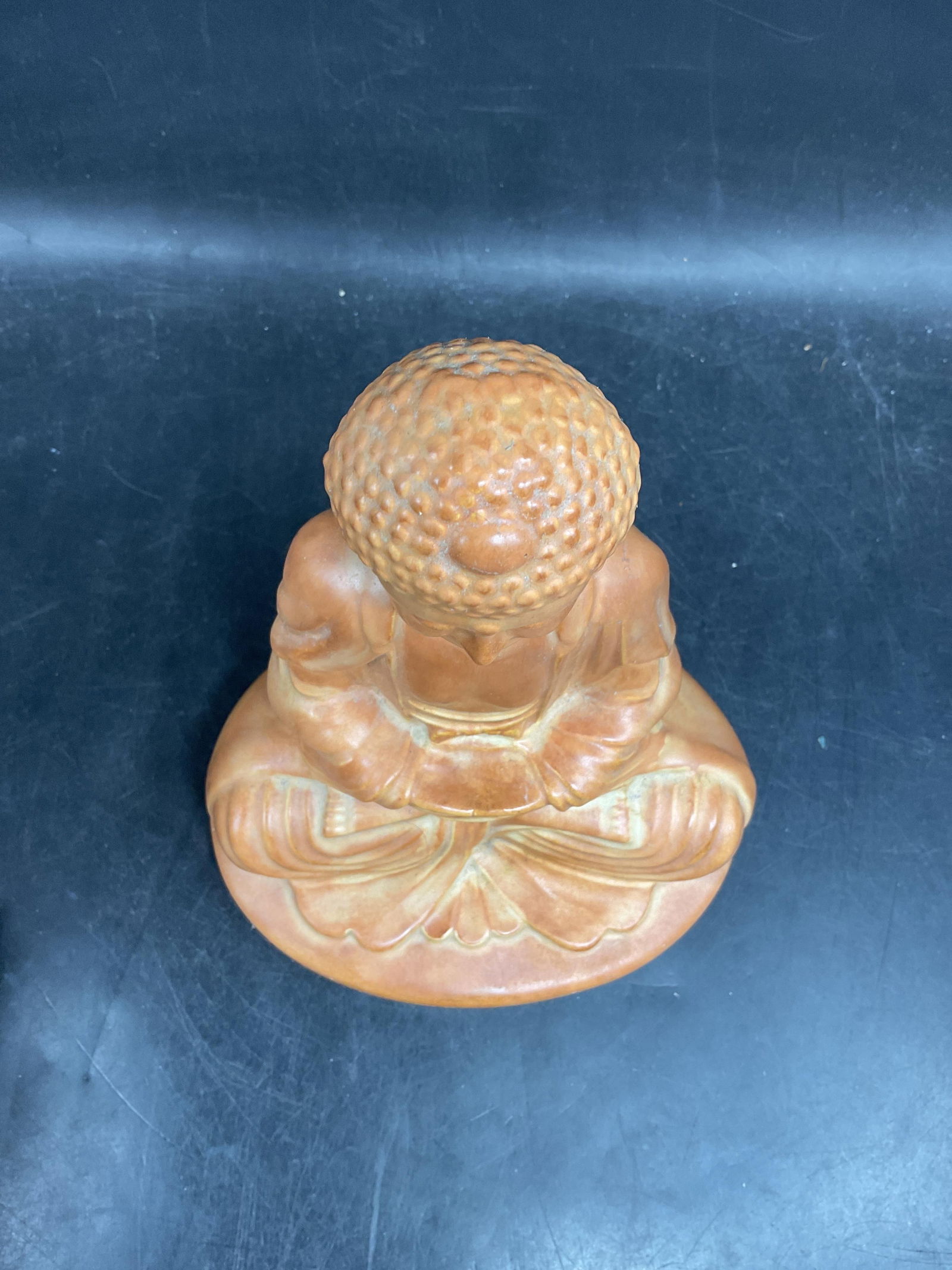 Ceramic Rustic Glaze Buddha Figurine - 2