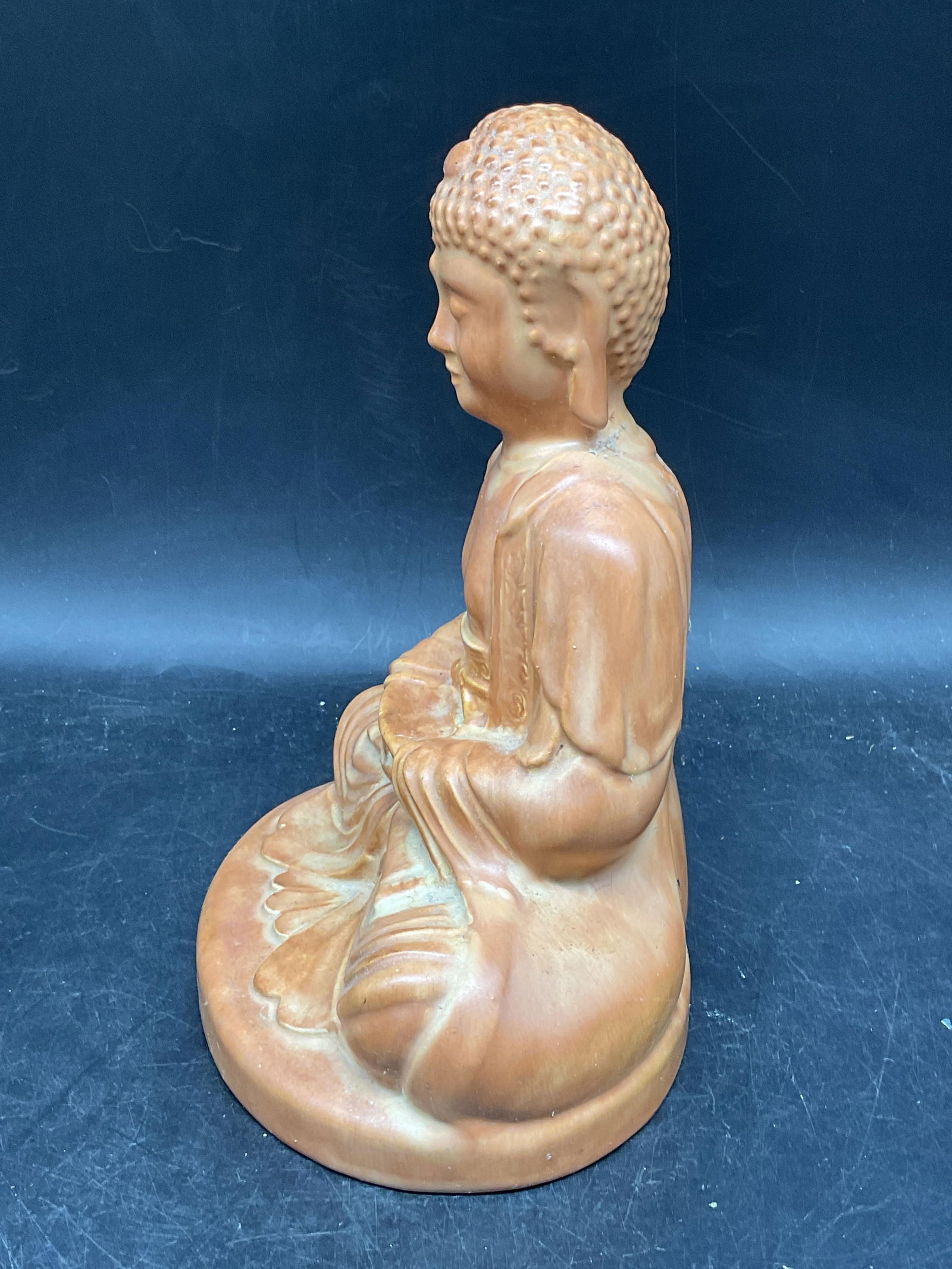 Ceramic Rustic Glaze Buddha Figurine - 3