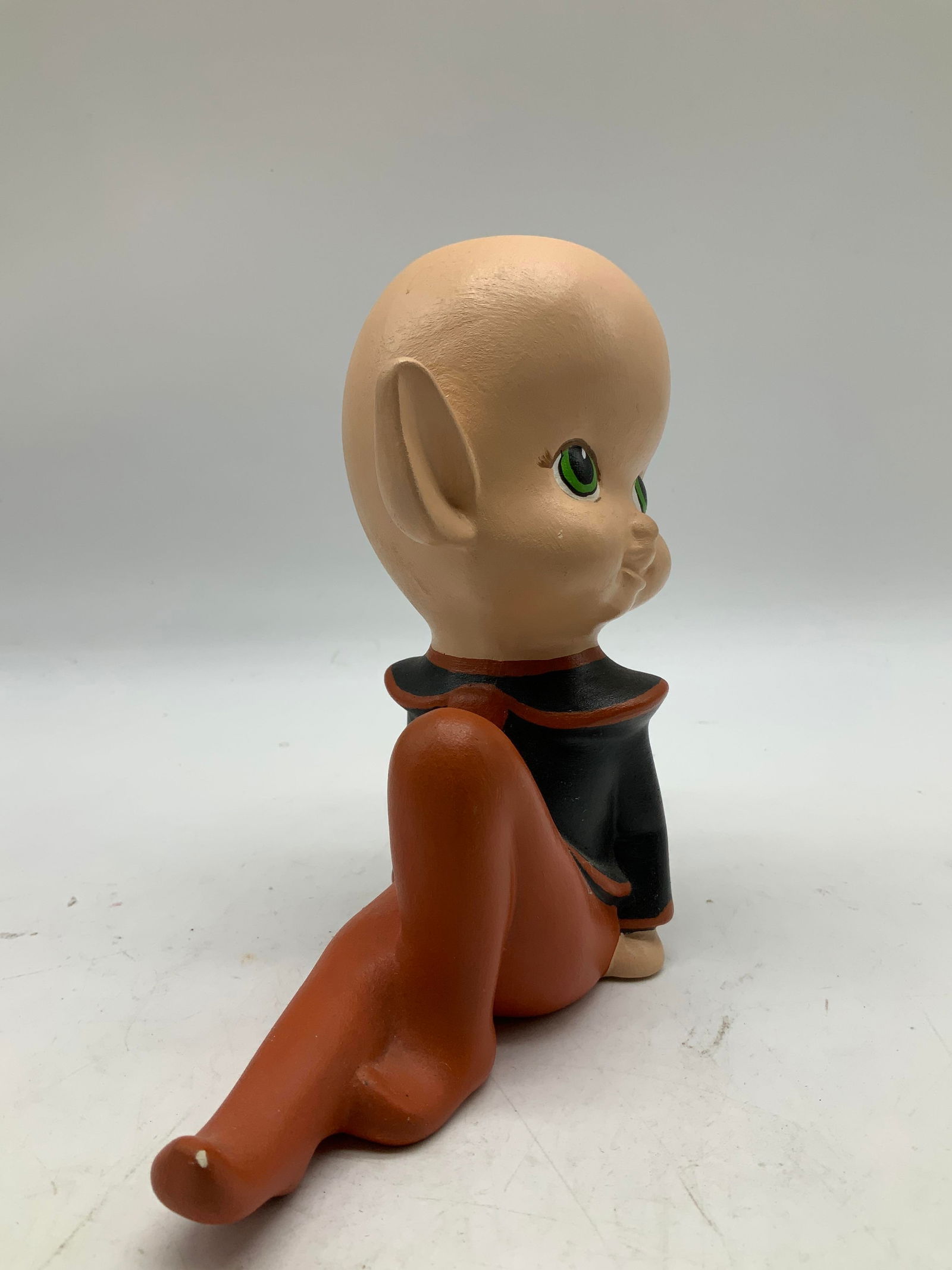 Vntg NM Ceramic Pixie Elf Figurine - 4