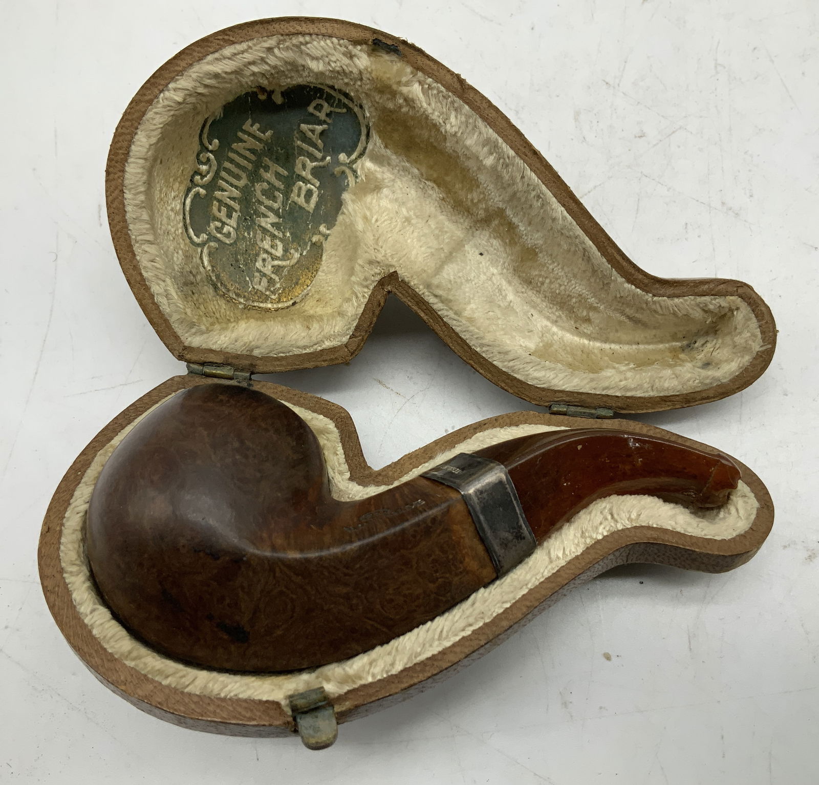 Vtg L.Lauber Genuine French Briar Tobacco Pipe (1 of 7)