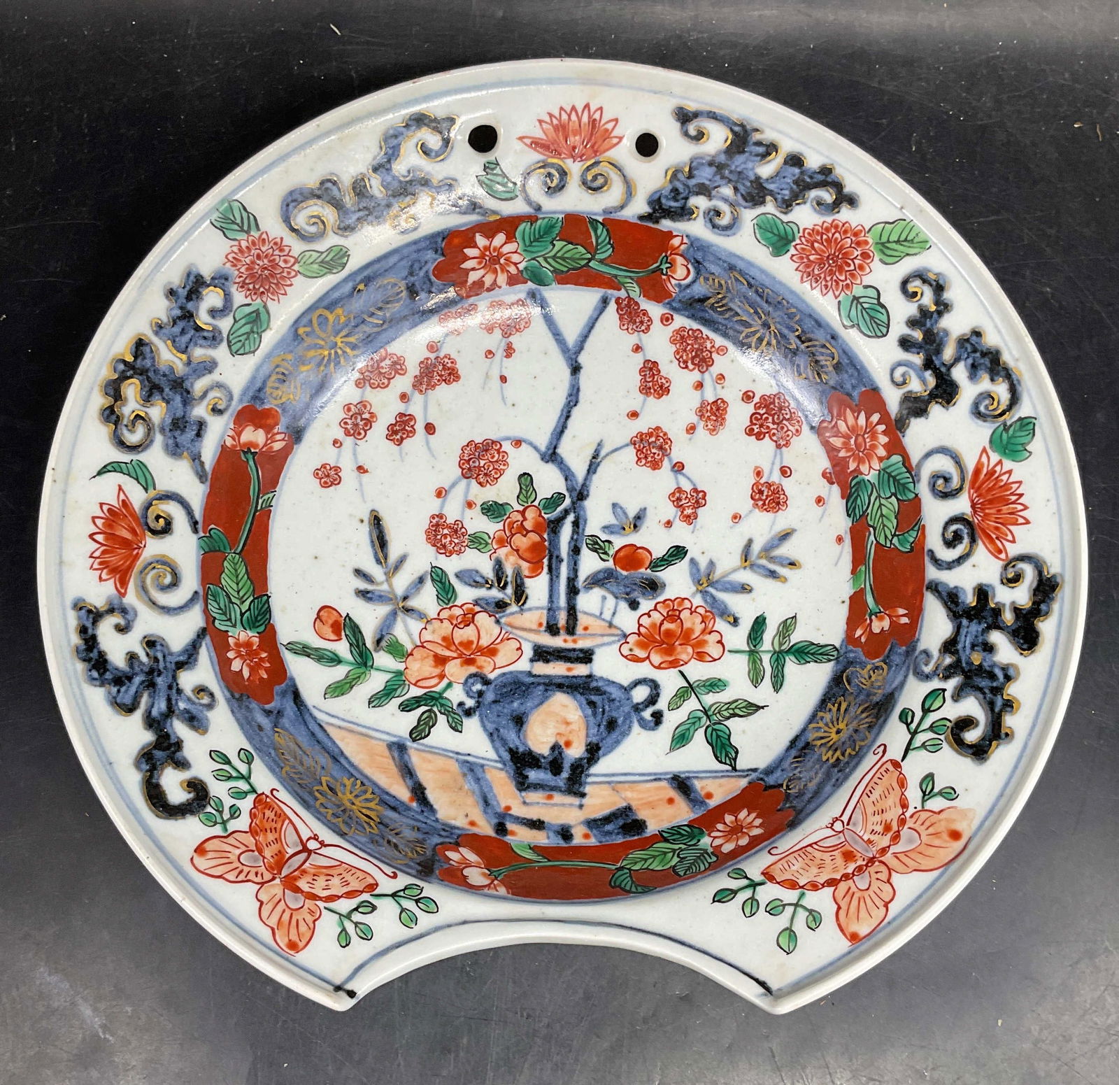 Antique Japanese Imari Porcelain Shaving Bowl (1 of 6)