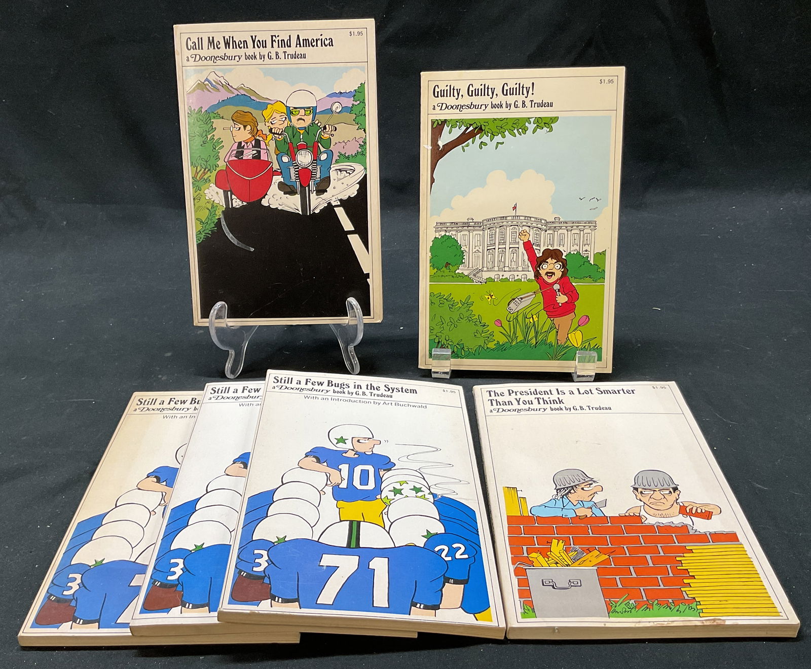 6 1st Ed Doonesbury Illus Bks G. B. Trudeau 1970s (1 of 11)