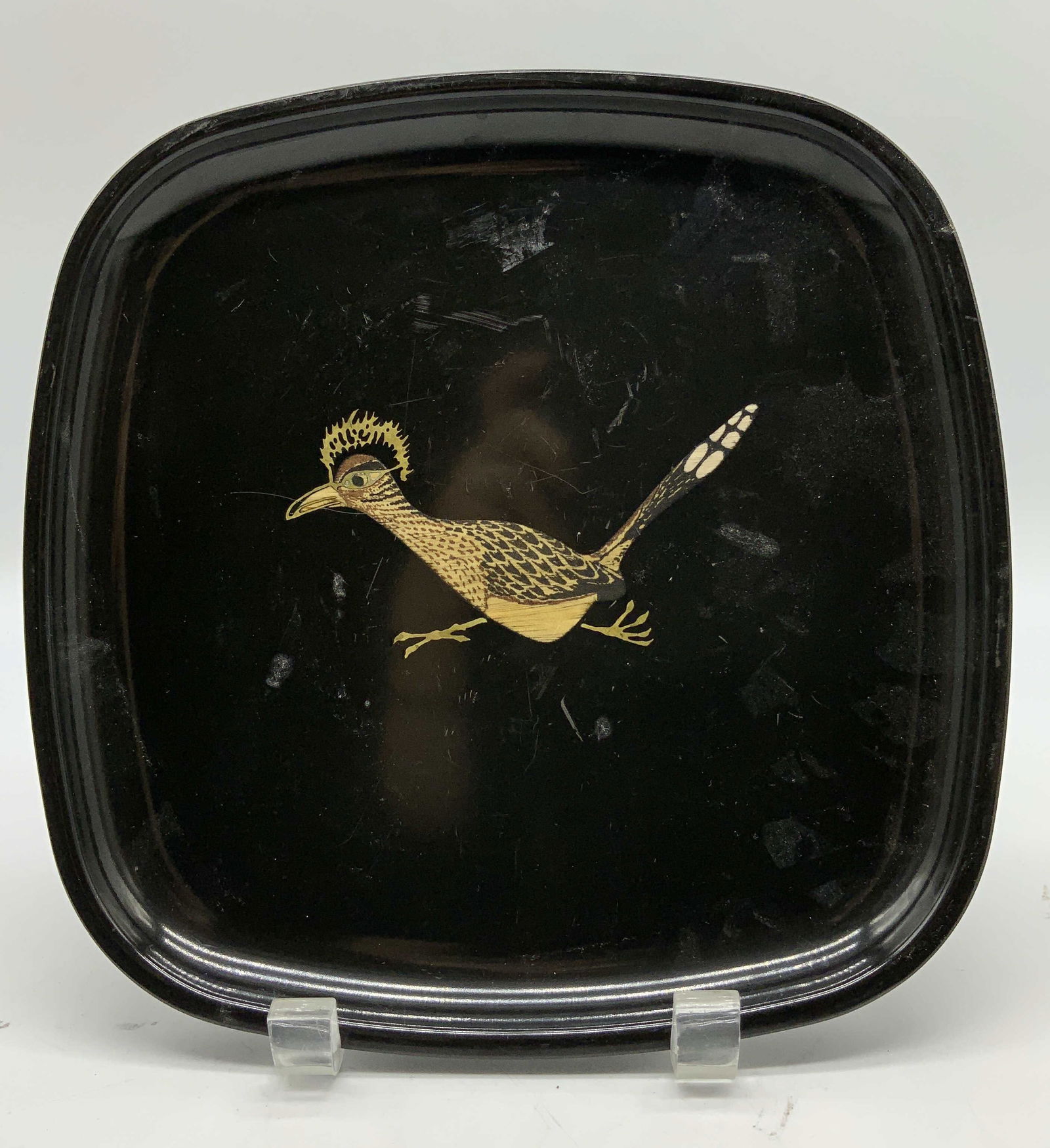 Vntg Couroc Roadrunner Plate CALIFORNIA (1 of 6)