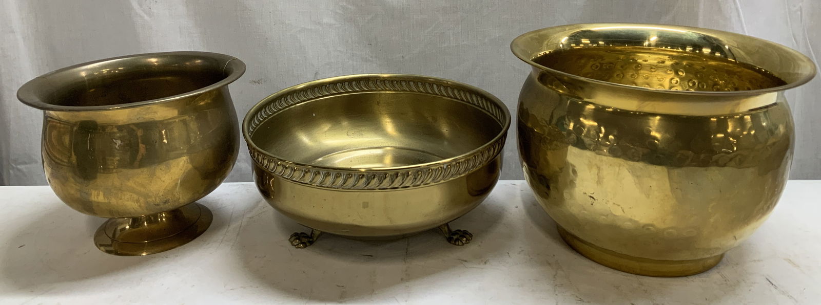 Lt 3 Brass Bowls & Vessel Frolick Special. India+ (1 of 10)