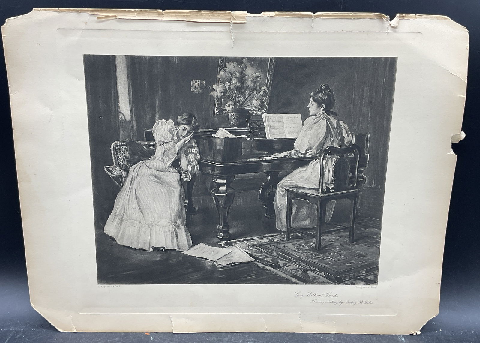 Antique Wiles Song Without Words Photogravure (1 of 7)