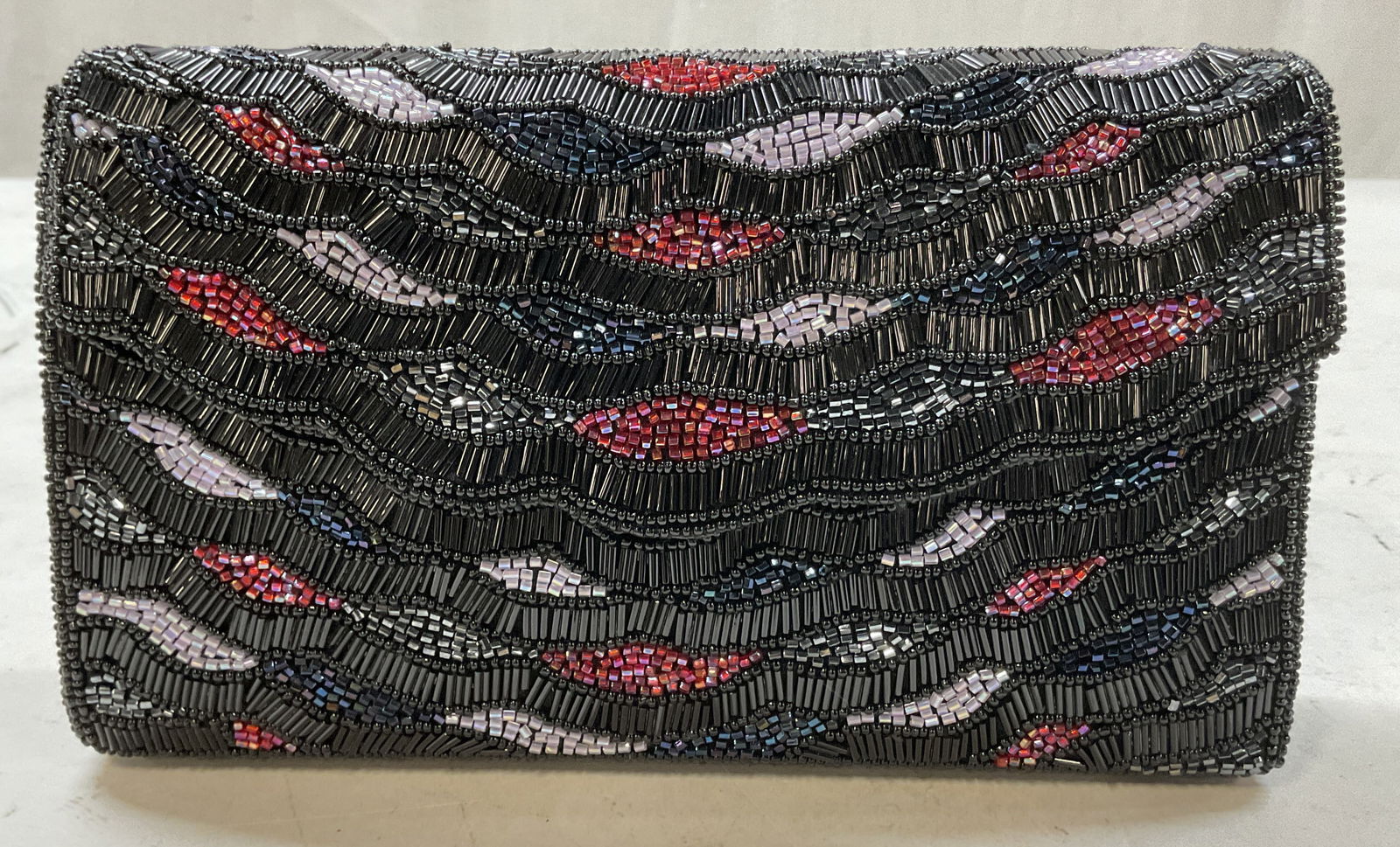 Vintage Black Beaded Purse (1 of 10)