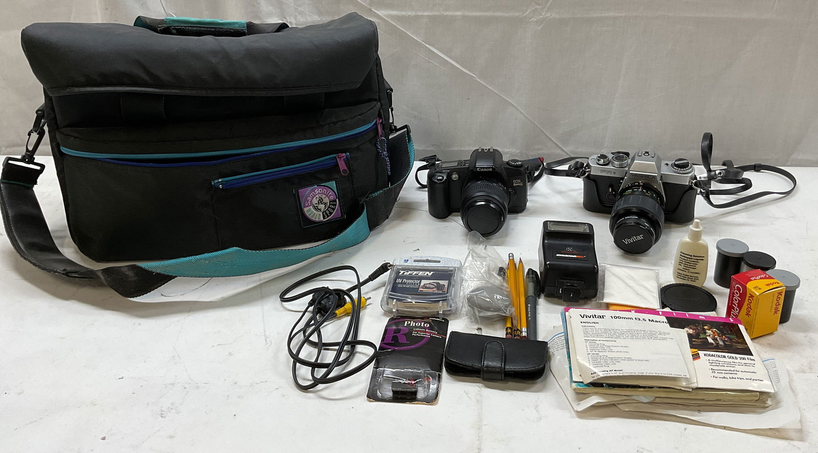Grp Lot Yashica+ Camera W Accessories Japan+ (1 of 16)