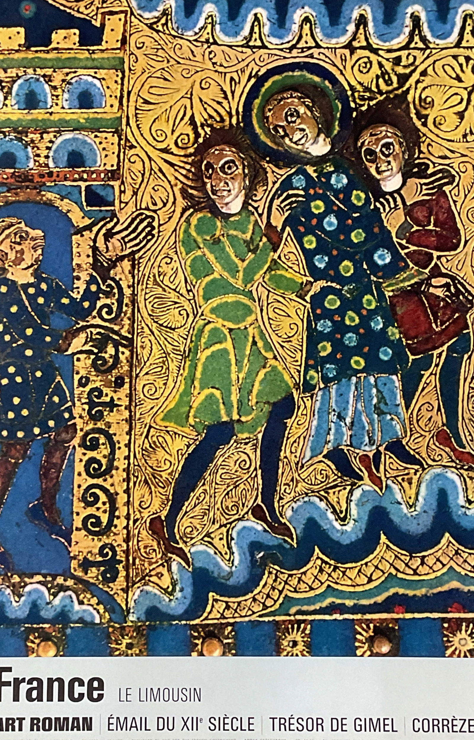 1960s French Tourism Limousin Poster 29in (1 of 7)