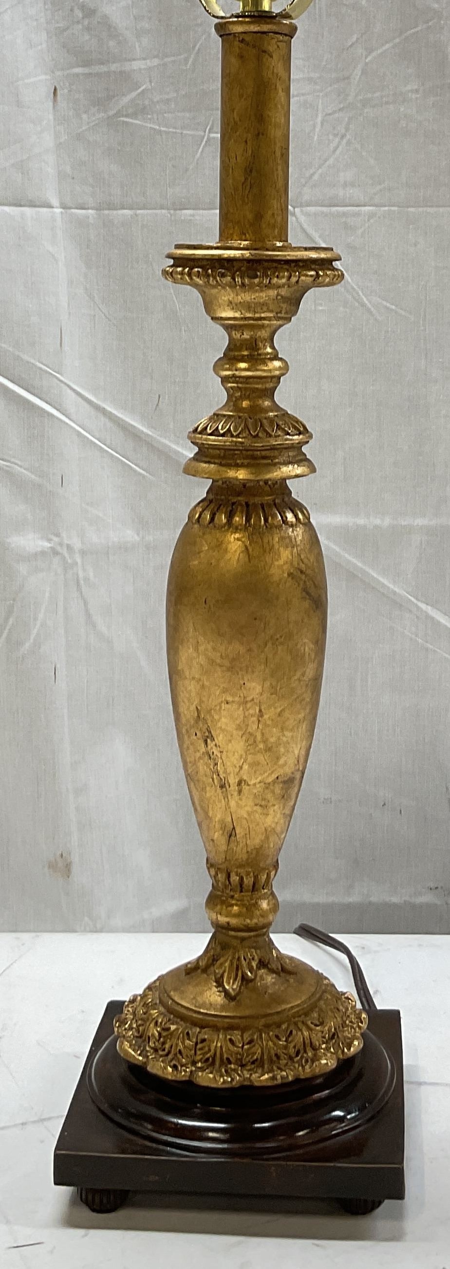 Vintage Florentine Gilded Brass Table Lamp (1 of 11)