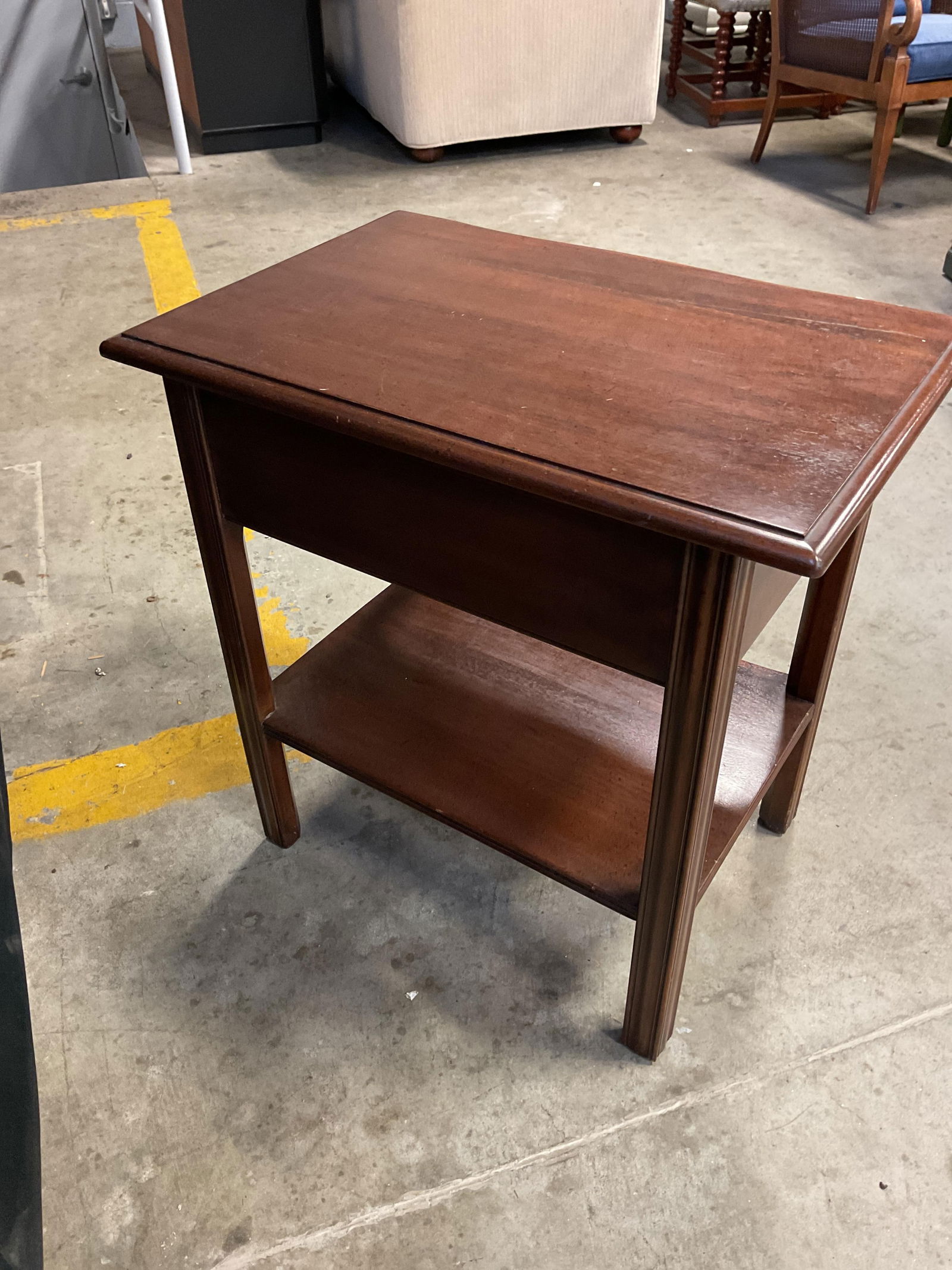 Davis Wood Side End Table - 7