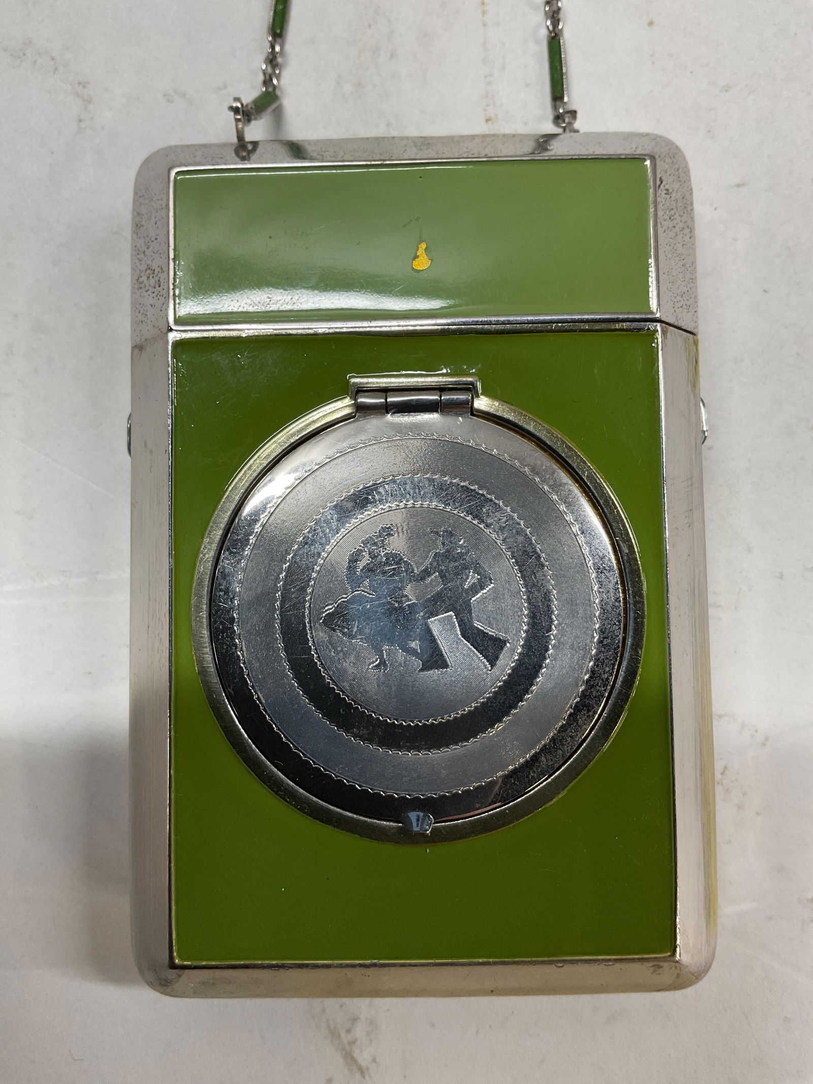 Terri Metal Compact Makeup Case W Pouch (1 of 10)