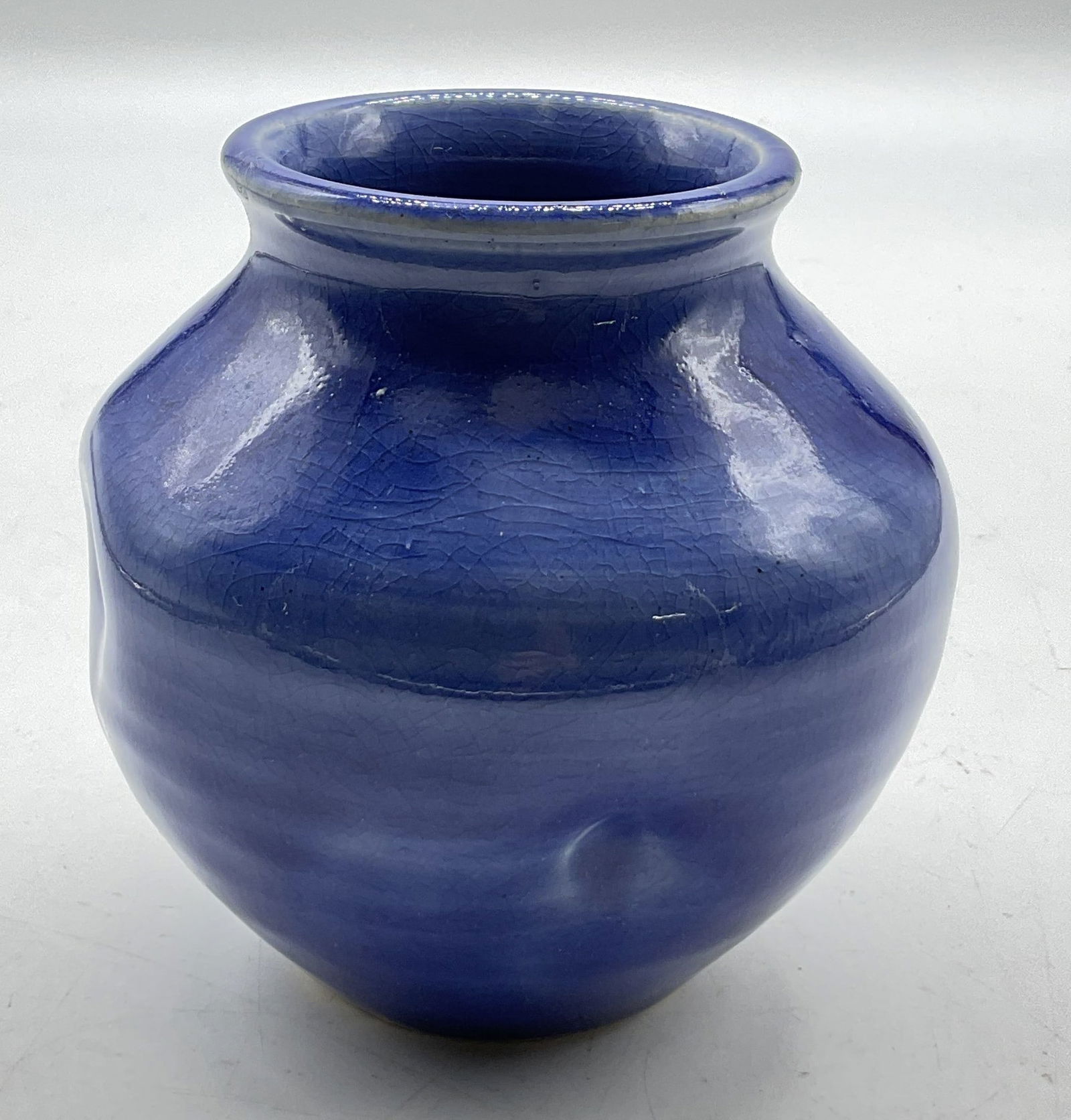 SGND Roz Potz Blue Handmade Ceramic Vase (1 of 8)
