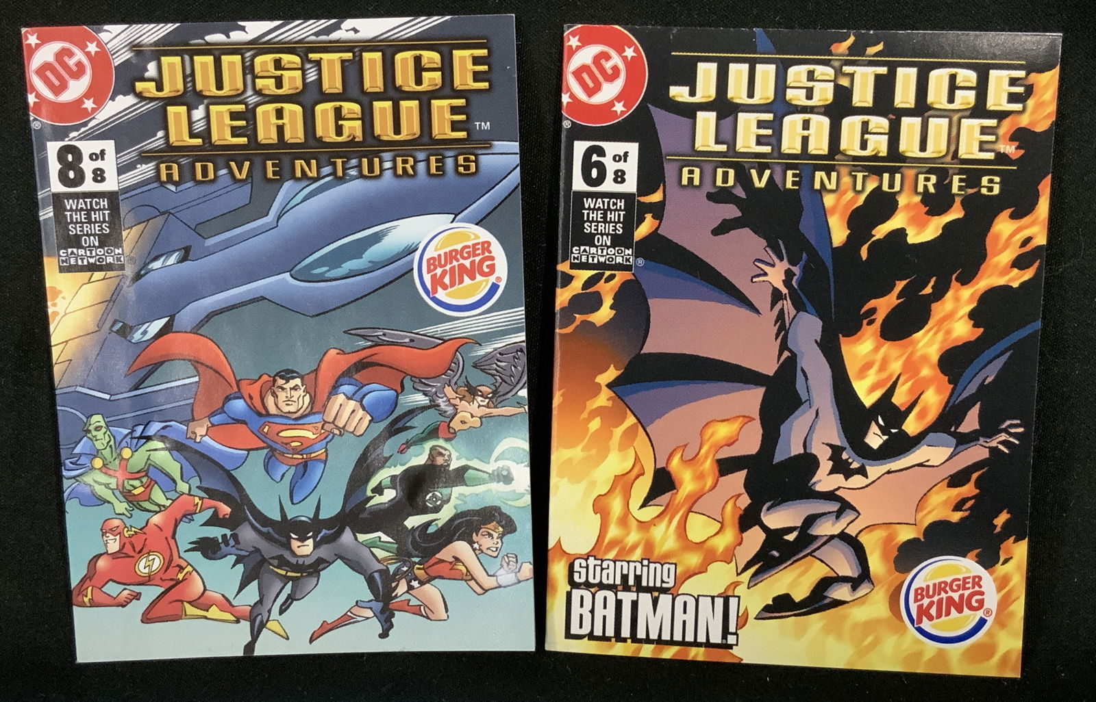 Lot 2 Burger King 2003 Justice League Comic Bks (1 of 7)