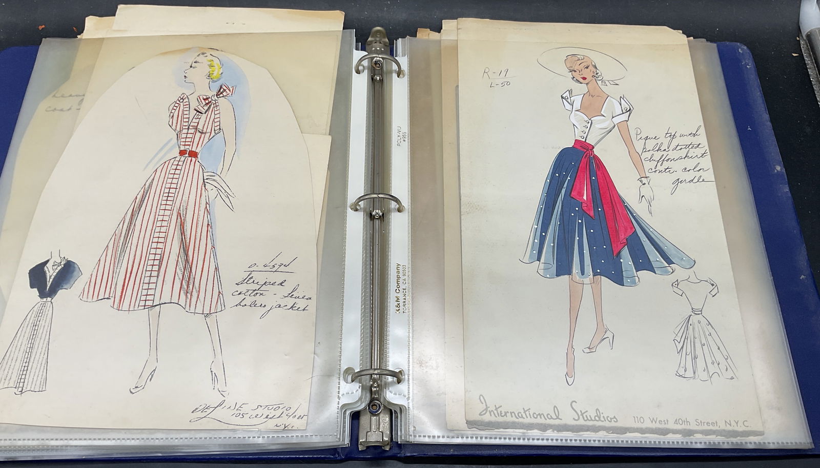 20+ 1950s Simke Fashion Illustrations NYC (1 of 10)