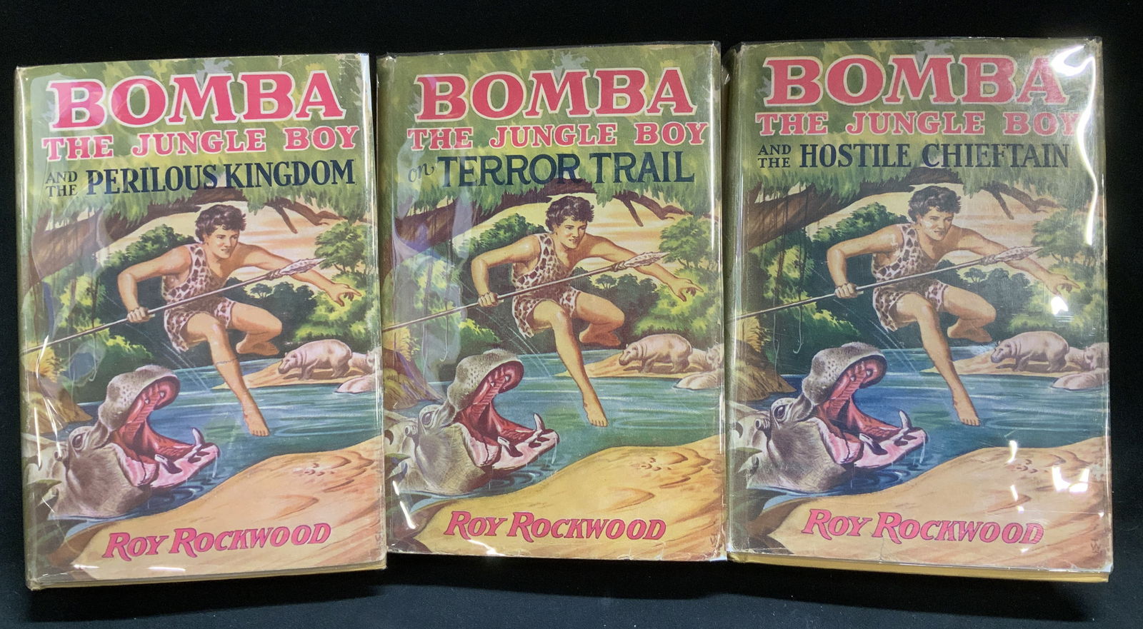 Lot 3 Bomba The Jungle Boy 1920-1930s Bks ROCKWOOD (1 of 6)