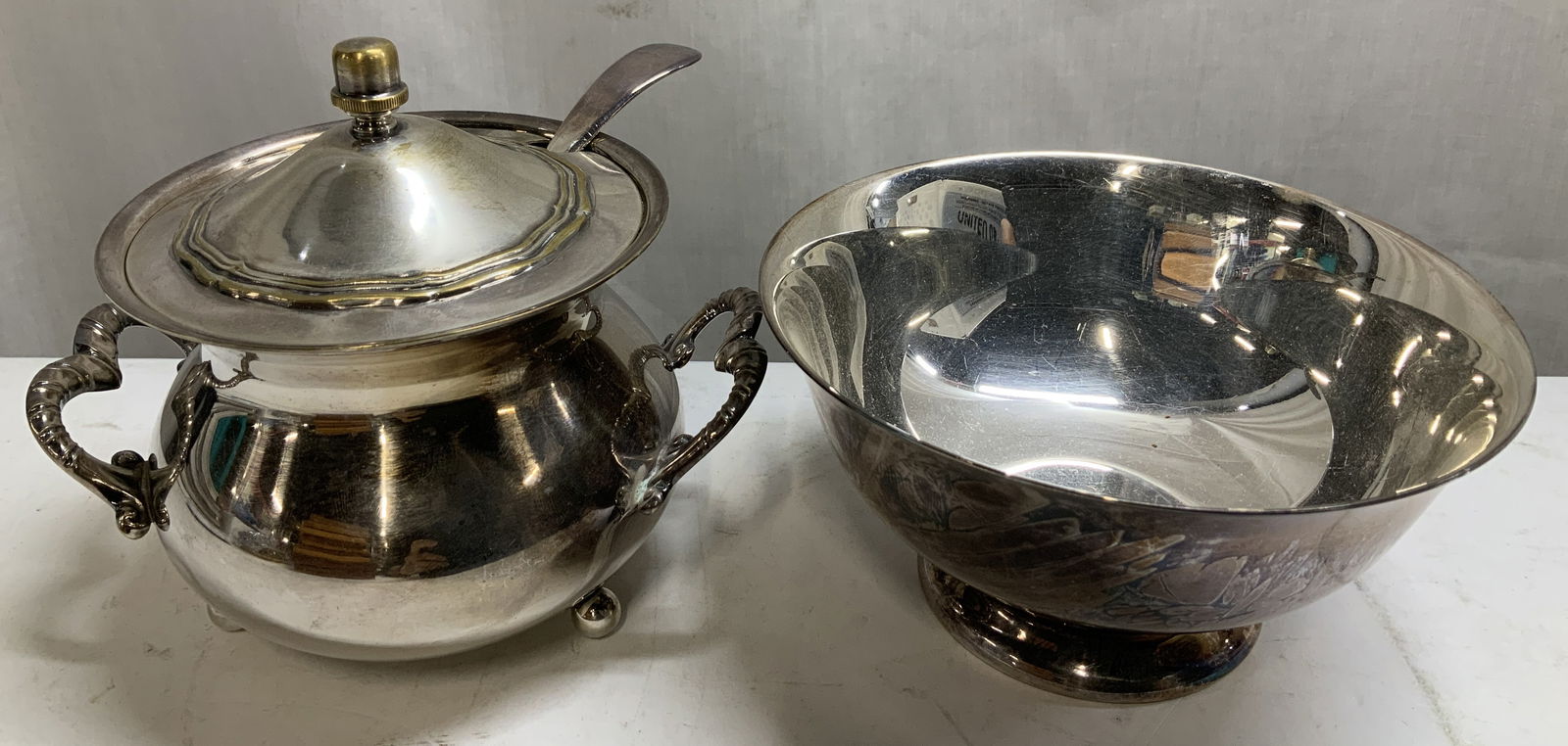 Lot 2 Slvr Plated Sugar & Footed Bowl REED&BARTON (1 of 8)