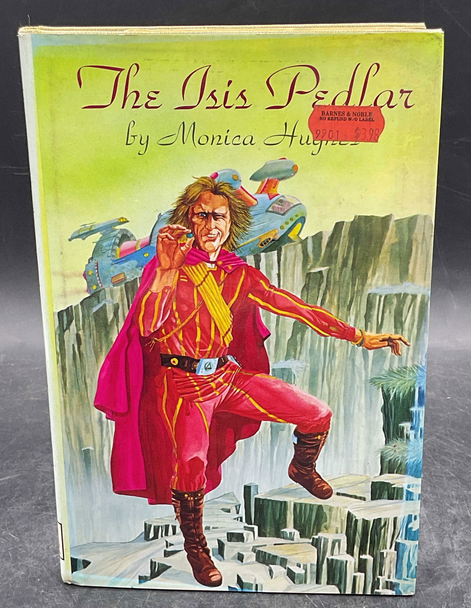 1983 Monica Hughes Isis Pedlar 1st Edt: Hardcover first American edition copy of The Isis Pedlar by Monica Hughes. Atheneum, 1983. Measures approx. 8.5 x 5.5 inches. Some wear to cover, pages, and binding consistent with exposure. Book, fir