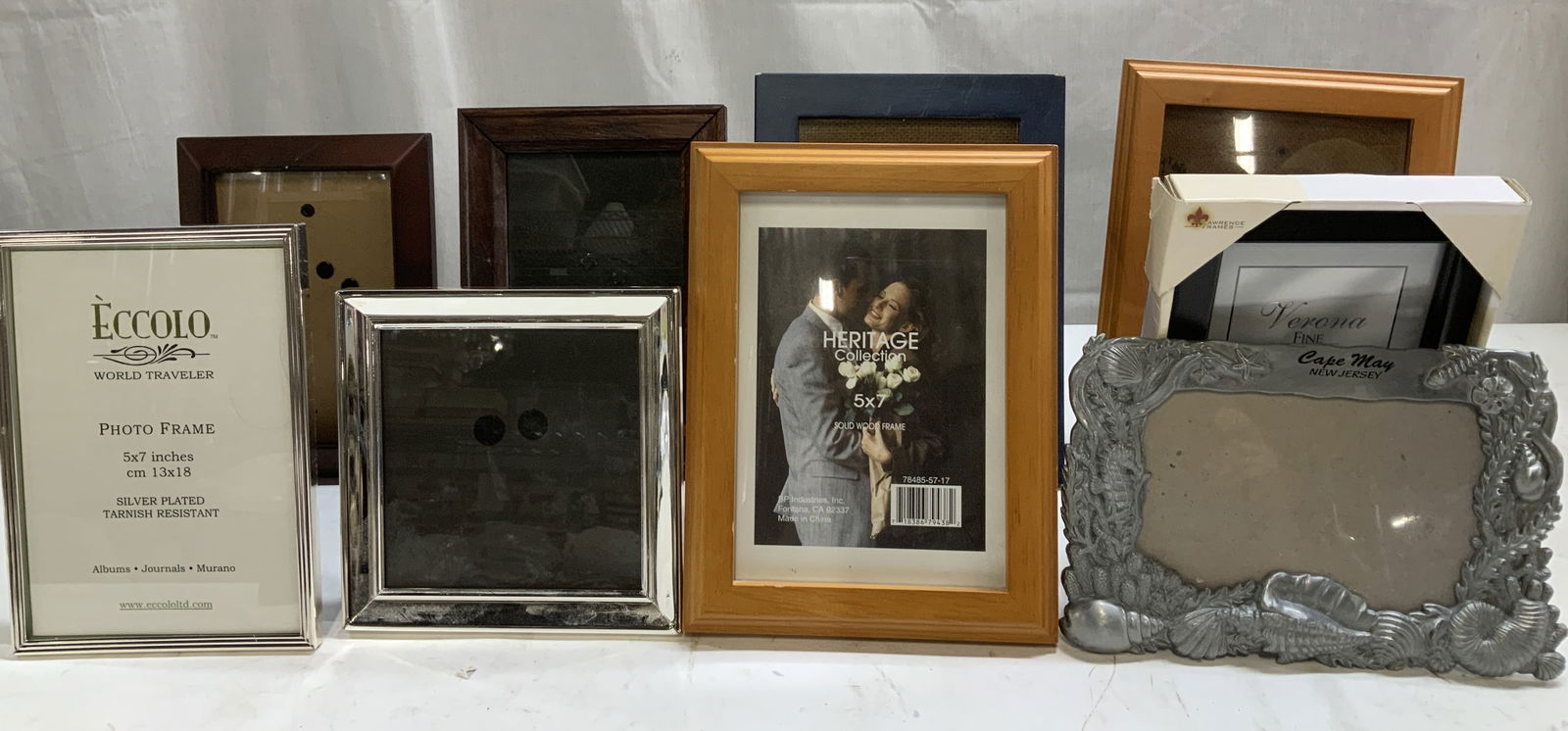 Lot 9 Assorted Wooden & Silver Toned Frames (1 of 6)