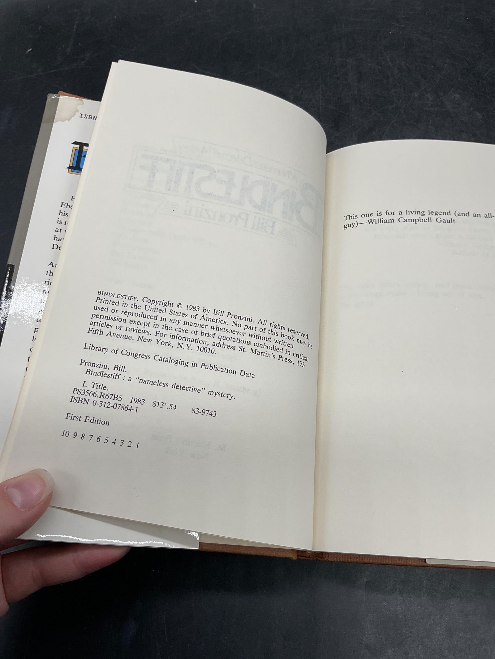 1983 Bill Pronzini Bindlestiff 1st Edition - 5