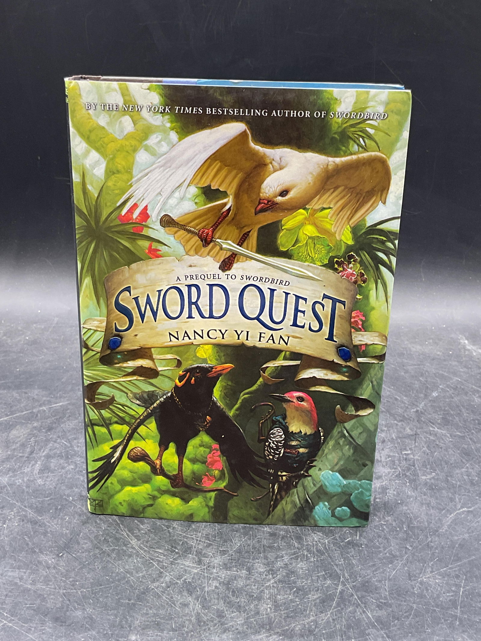 2008 Nancy Yi Fan Sword Quest 1st Edt Illustr: Hardcover first edition copy of Sword Quest by Nancy Yi Fan. Illustrated. Harper Collins, 2008. Measures approx. 8.5 x 5.75 inches. Some wear to cover, pages, and binding consistent with exposure. Boo