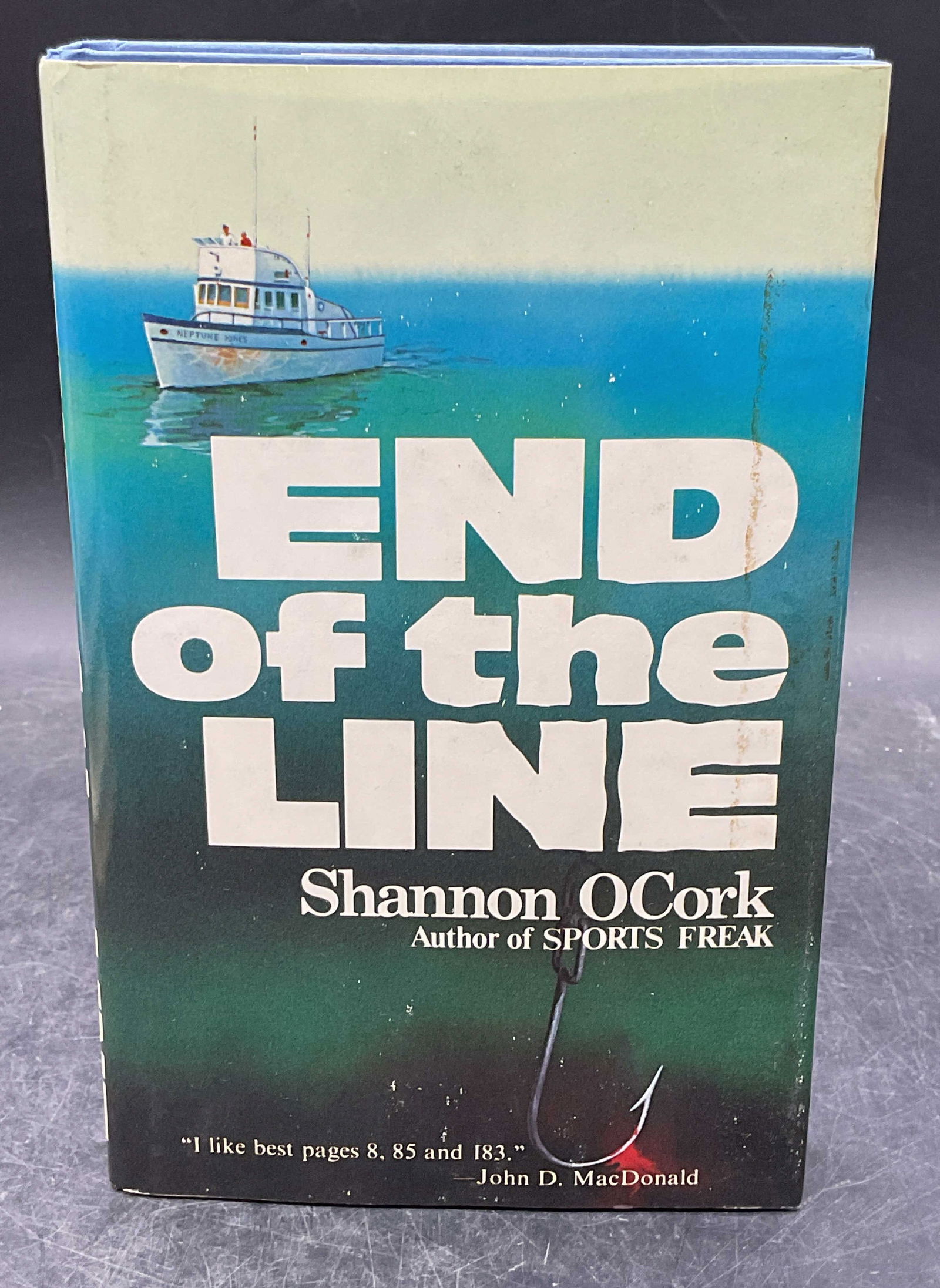 1981 Shannon OKork End of the Line 1st Edition: Hardcover first edition copy of End of the Line by Shannon OKork. St Martins Press, 1981. Measures approx. 8.5 x 5.5 inches. Some wear to cover, pages, and binding consistent with exposure. Book, firs