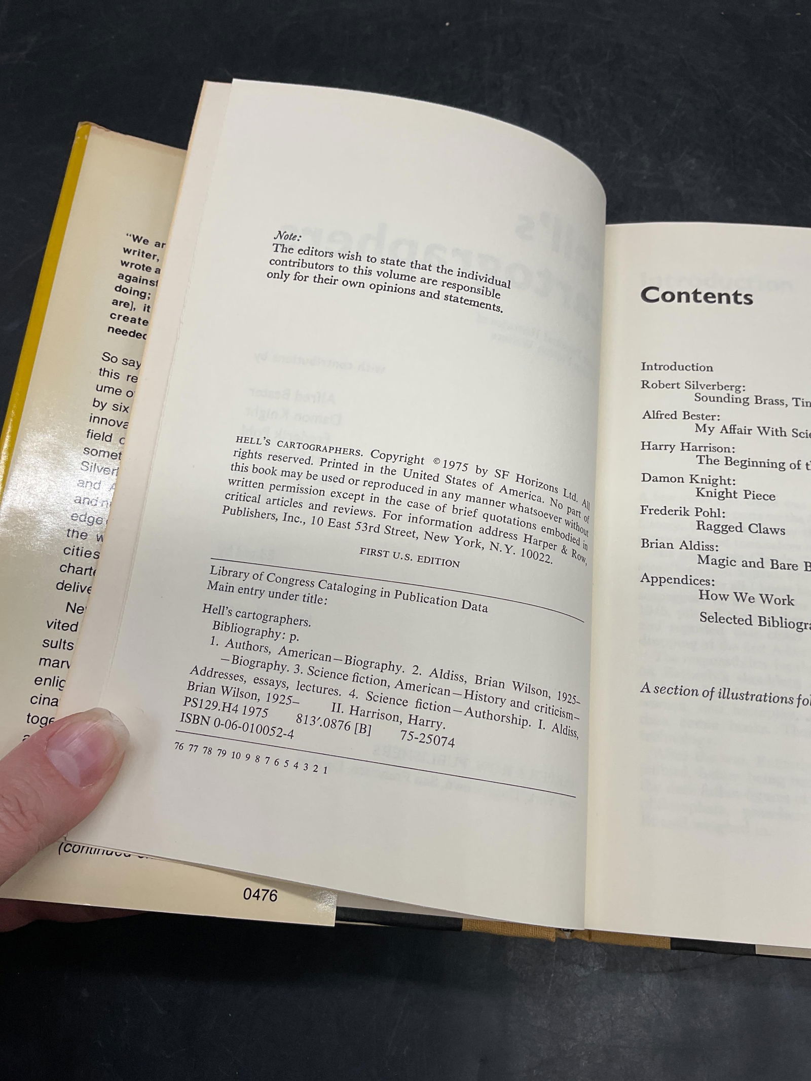 1975 Hells Cartographers Sci Fi 1st Edition - 5