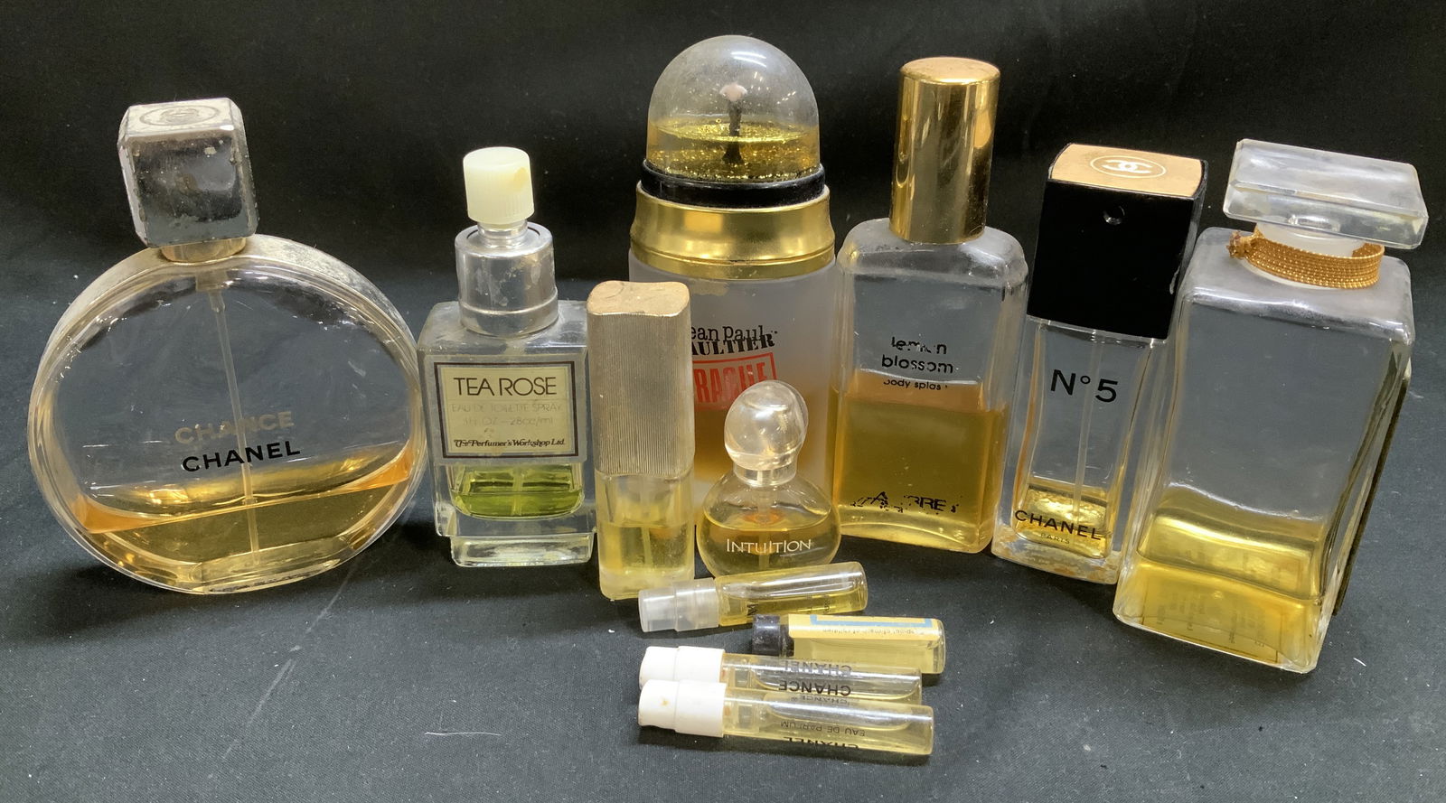 Lot 12 Assorted Perfumes & Vials CHANEL FRANCE+ (1 of 7)