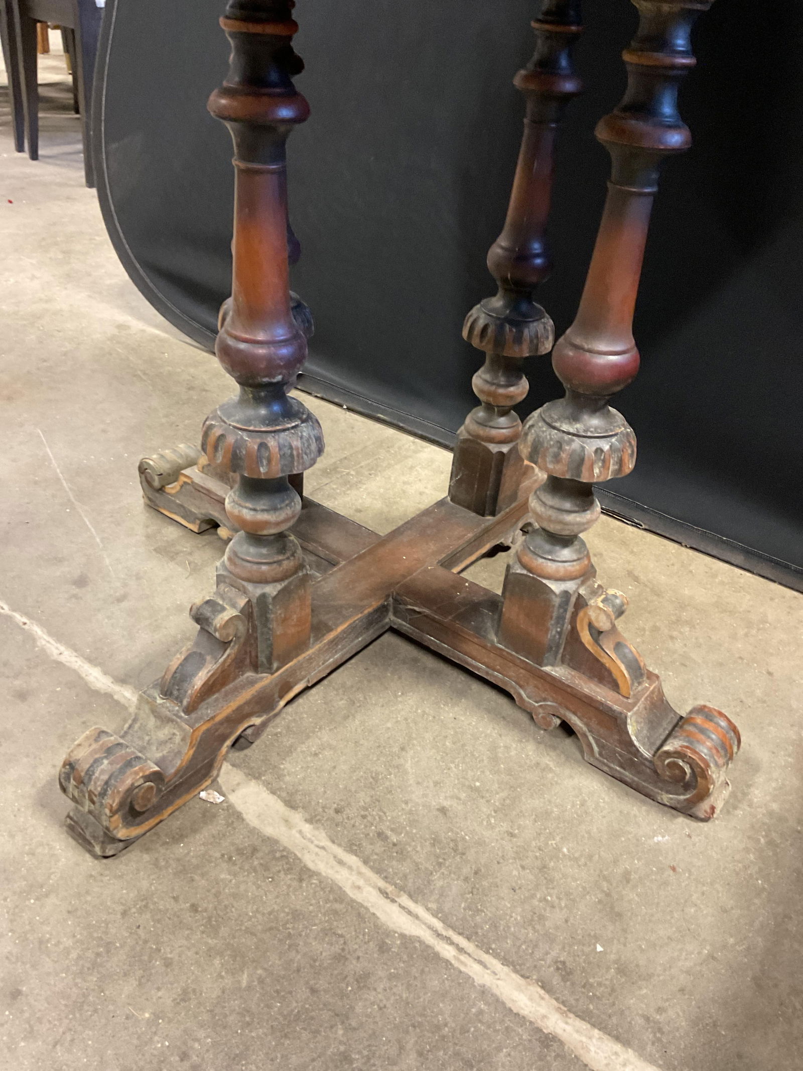 Regency Style Octagonal Wood Side Table - 6