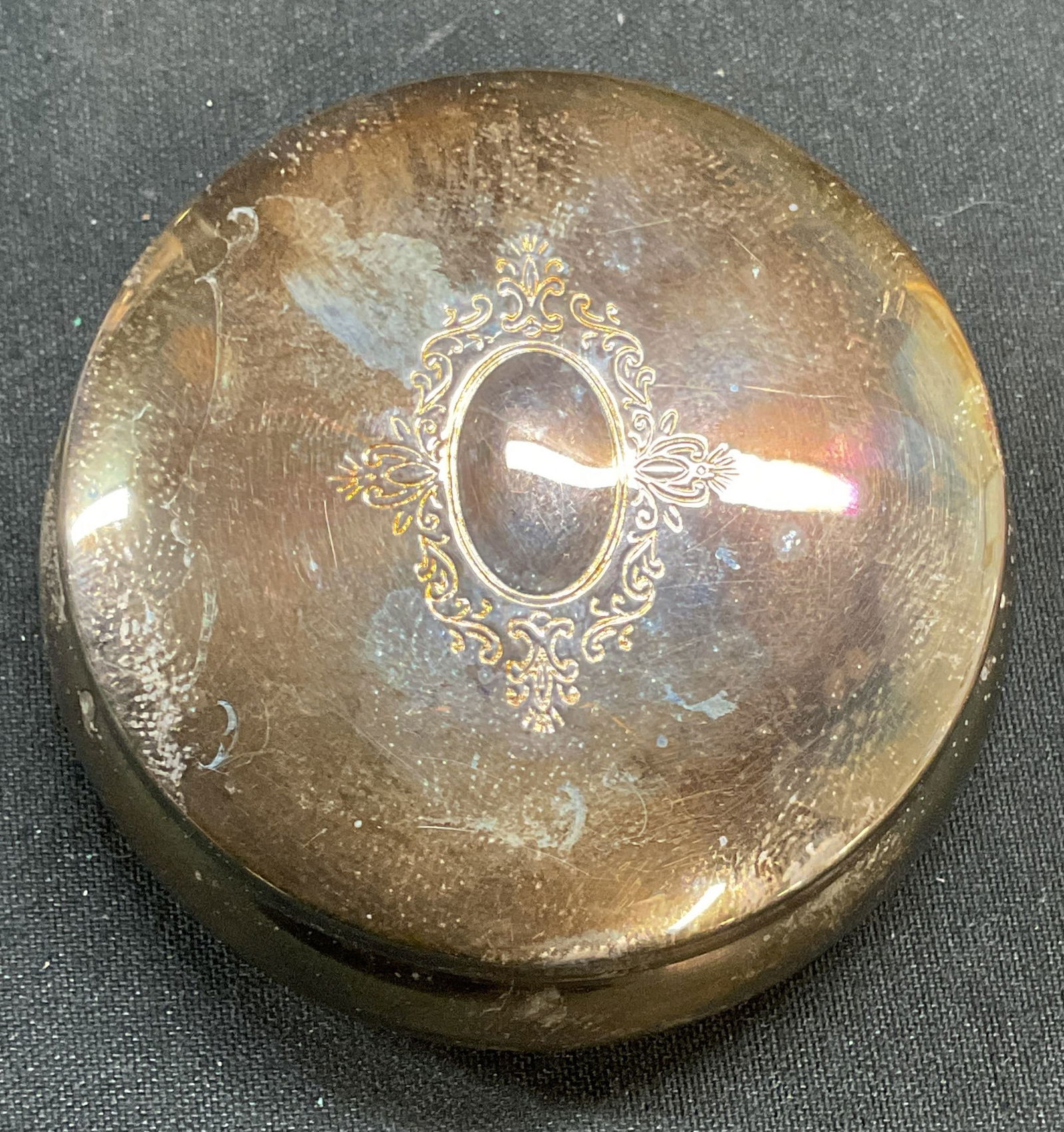 Vintage Signed 800 Silver Trinket Box (1 of 6)