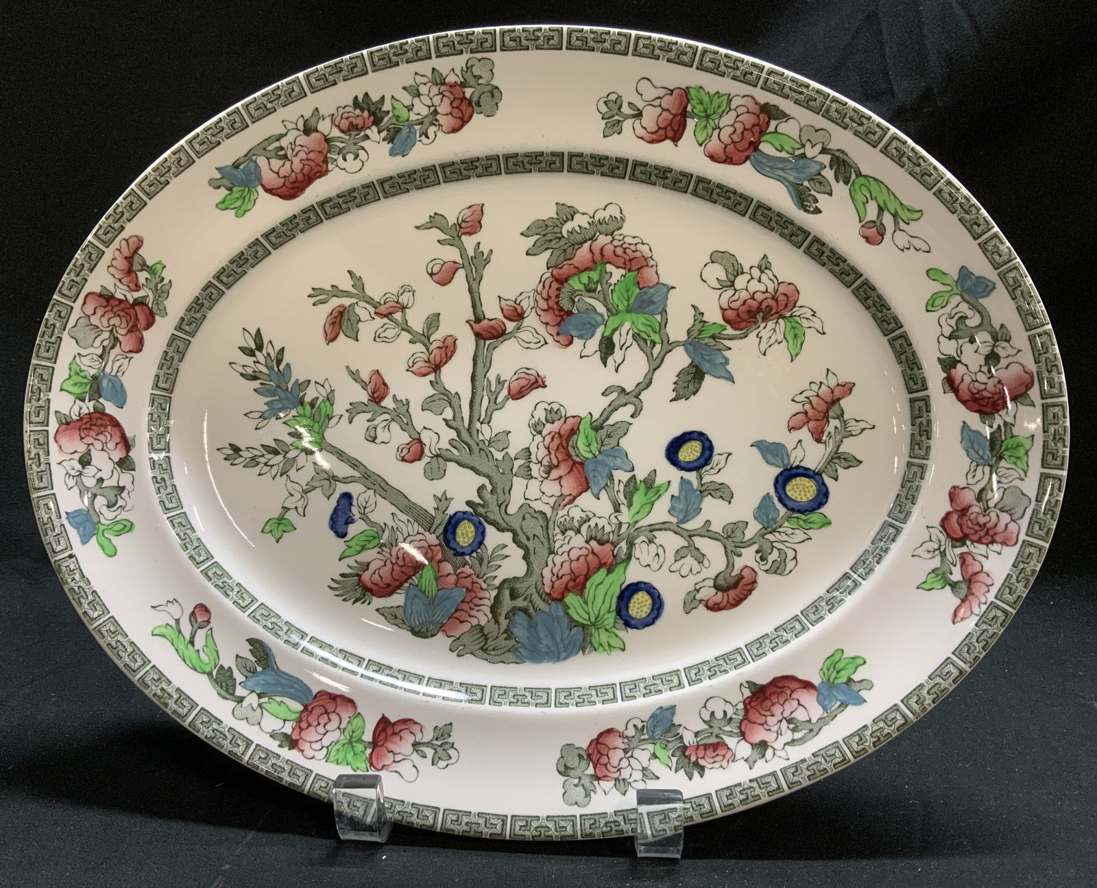 Vtg Johnson Bros Indian Tree Platter ENGLAND (1 of 6)