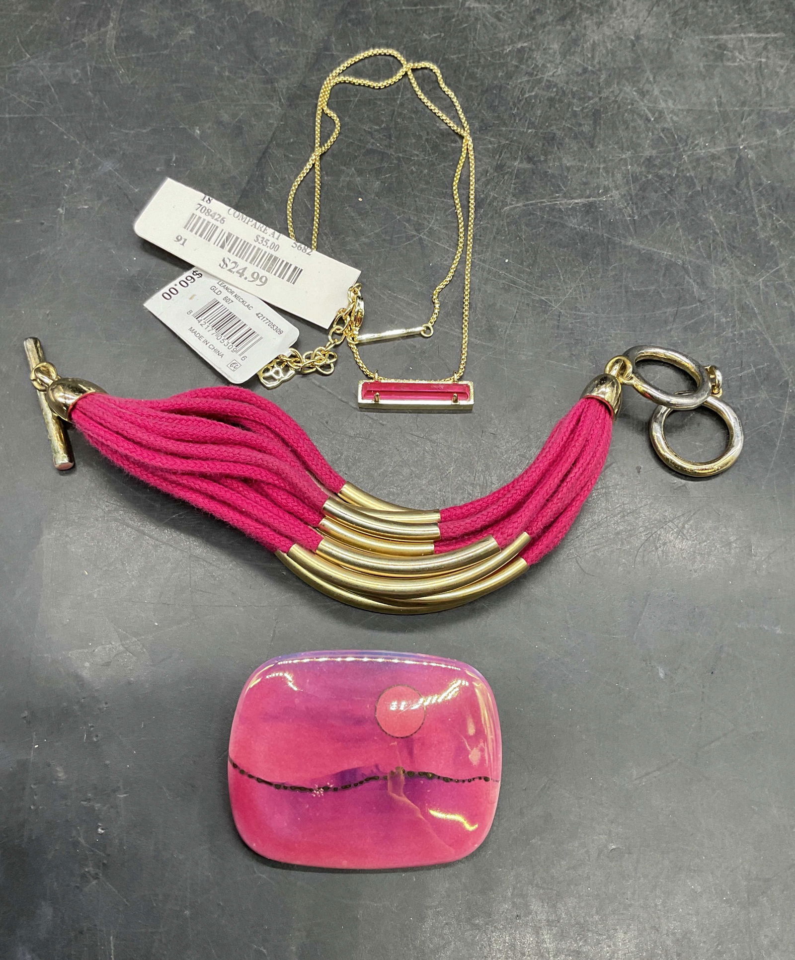 Lot 3 Kendra Scott Crystal Necklace NWT + More (1 of 7)