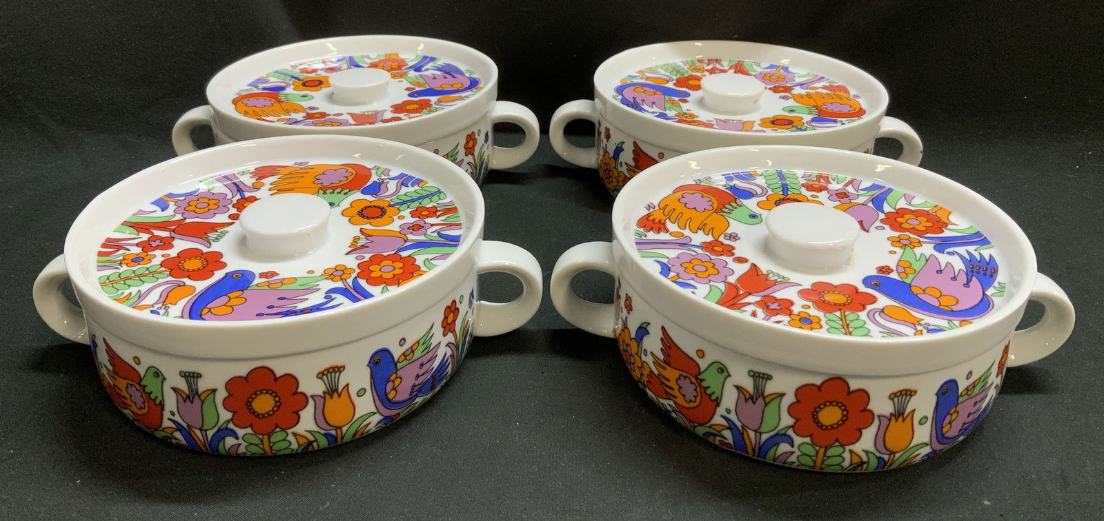 Lot 4 Vtg Royal Crown Paradise Casserole Dishes (1 of 6)