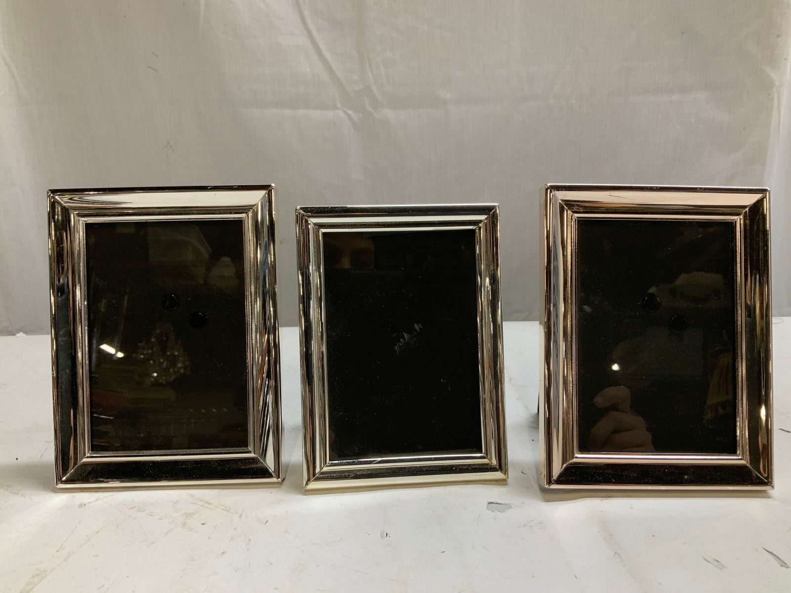 Lot 9 Assorted Silver Toned Frames ECCOLO+ - 5