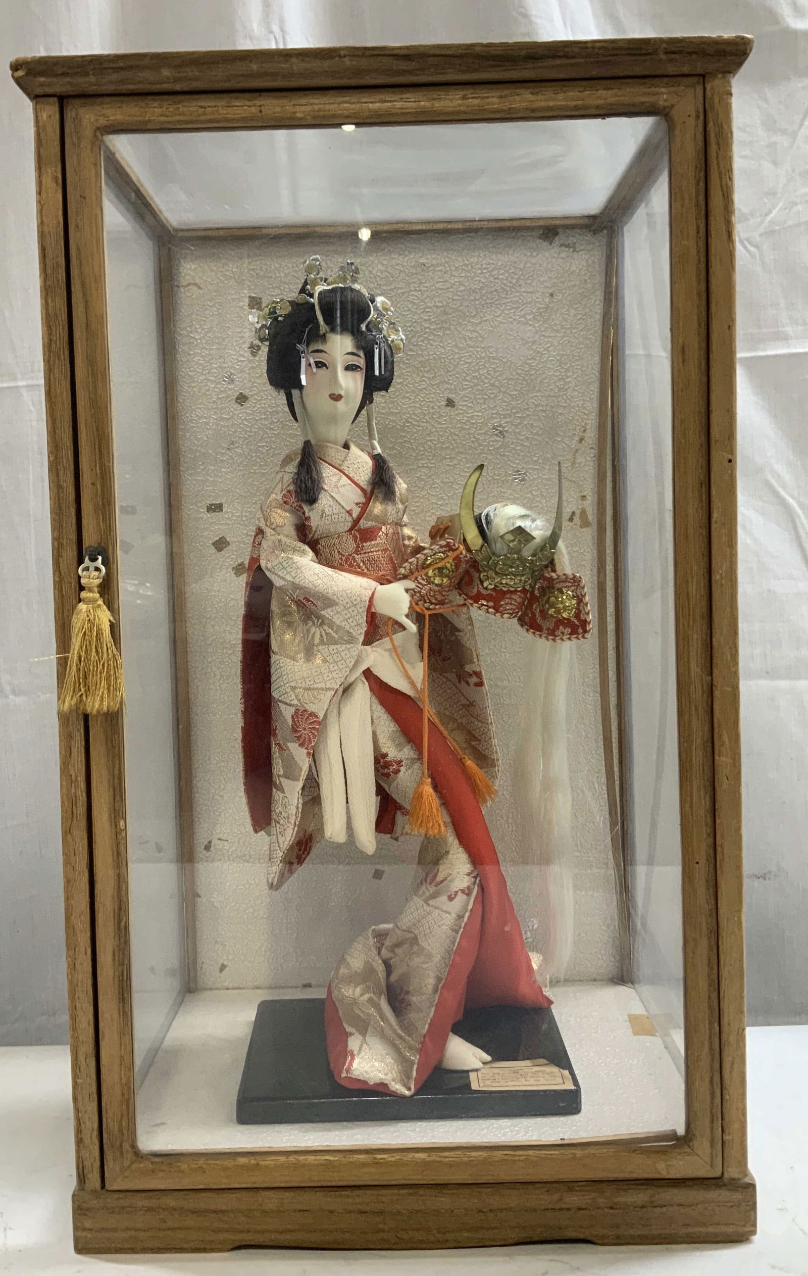 Vtg Nishi & Co. Traditional Japanese Doll W Case (1 of 6)