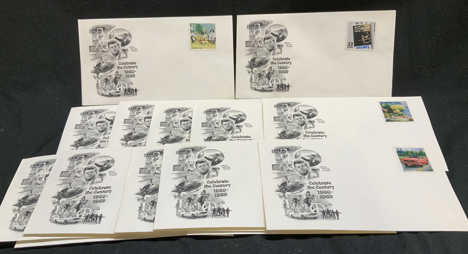 Lot 8+ 1999 Celebrate the Century 1st Day Covers (1 of 6)