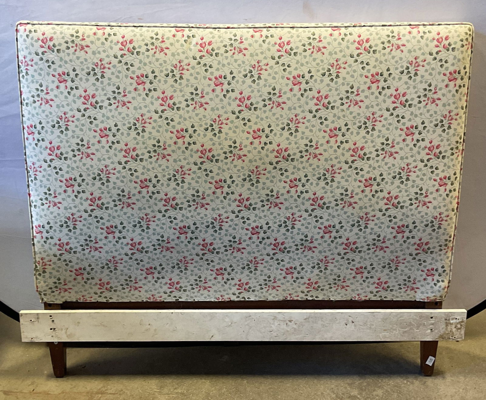 Vintage Wood Floral Print Headboard (1 of 7)
