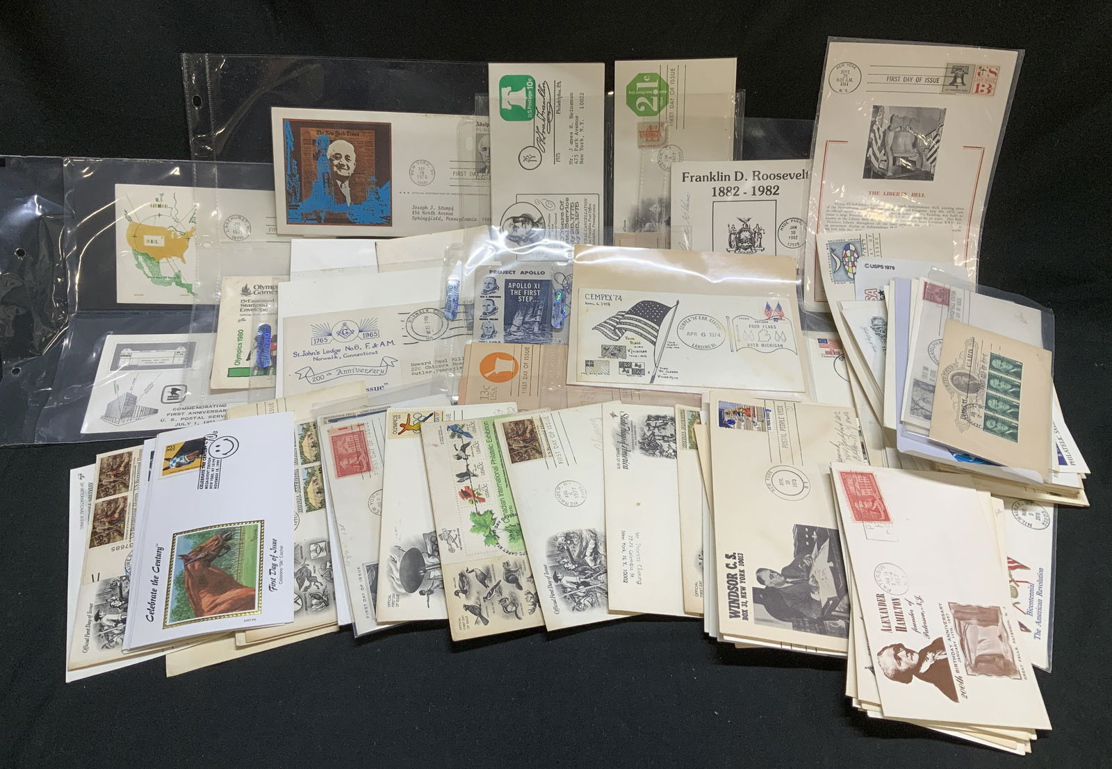 Lot 30+ 1950-1970s U.S. First Day Covers & Stamps (1 of 8)