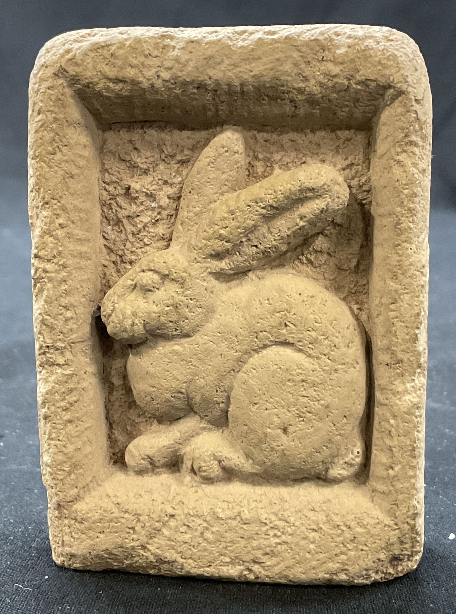 Signed 1994 Carruth Stone Rabbit Wall Plaque (1 of 7)